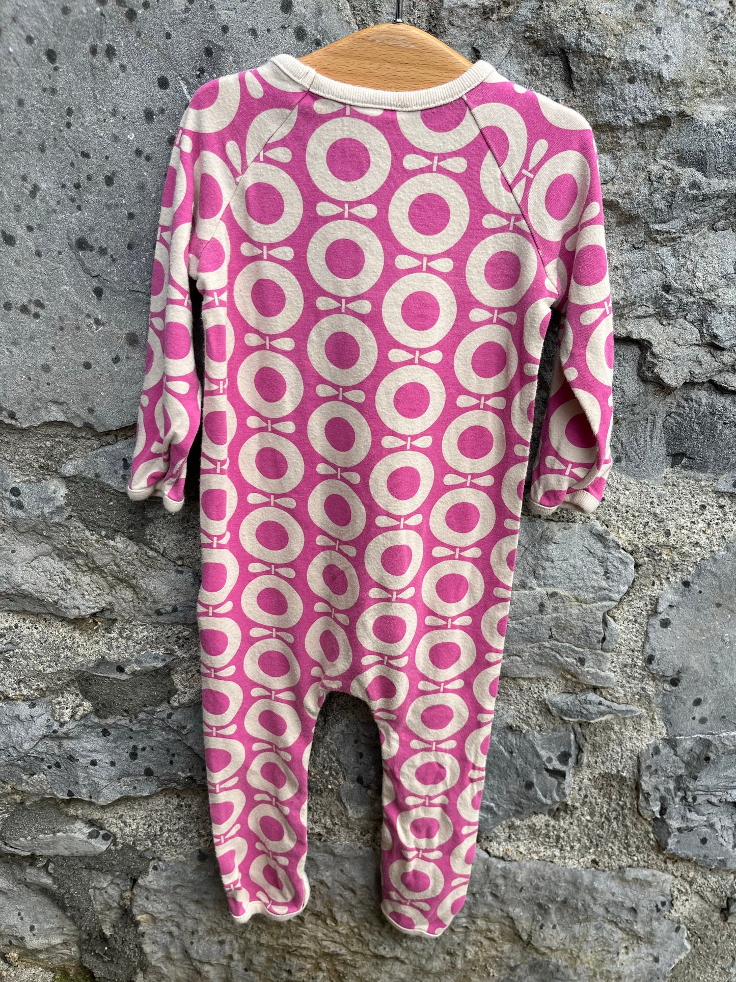 Pink onesie 9-12m (74-80cm)