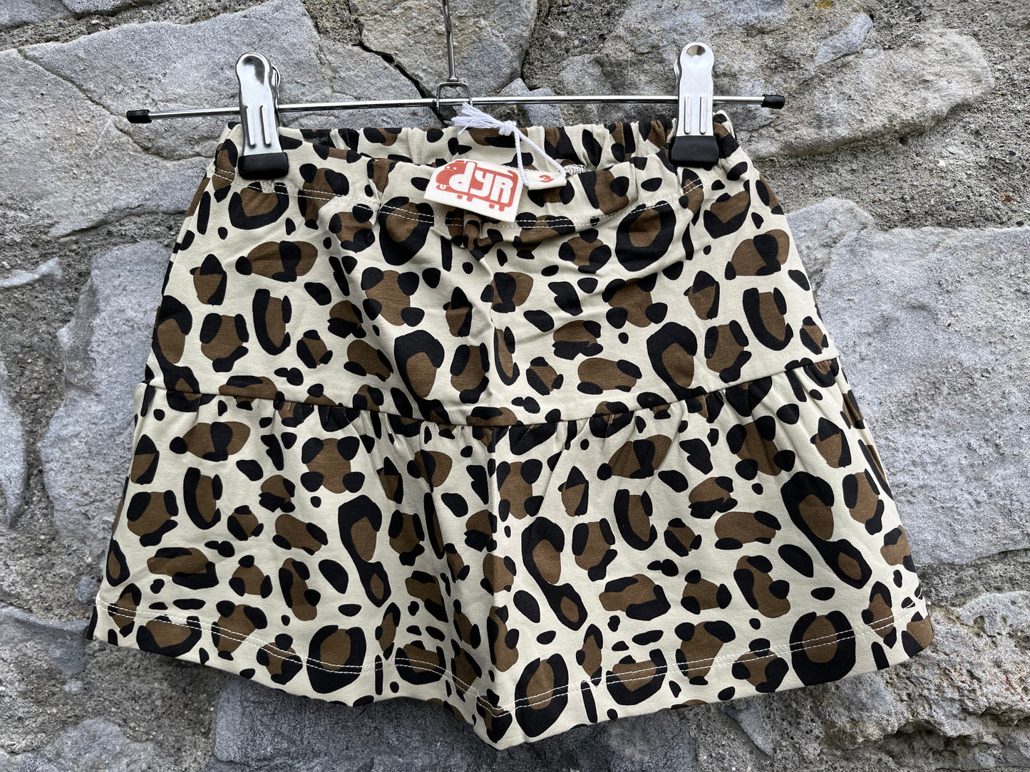 Leopard print skirt 3-4y (98-104cm)