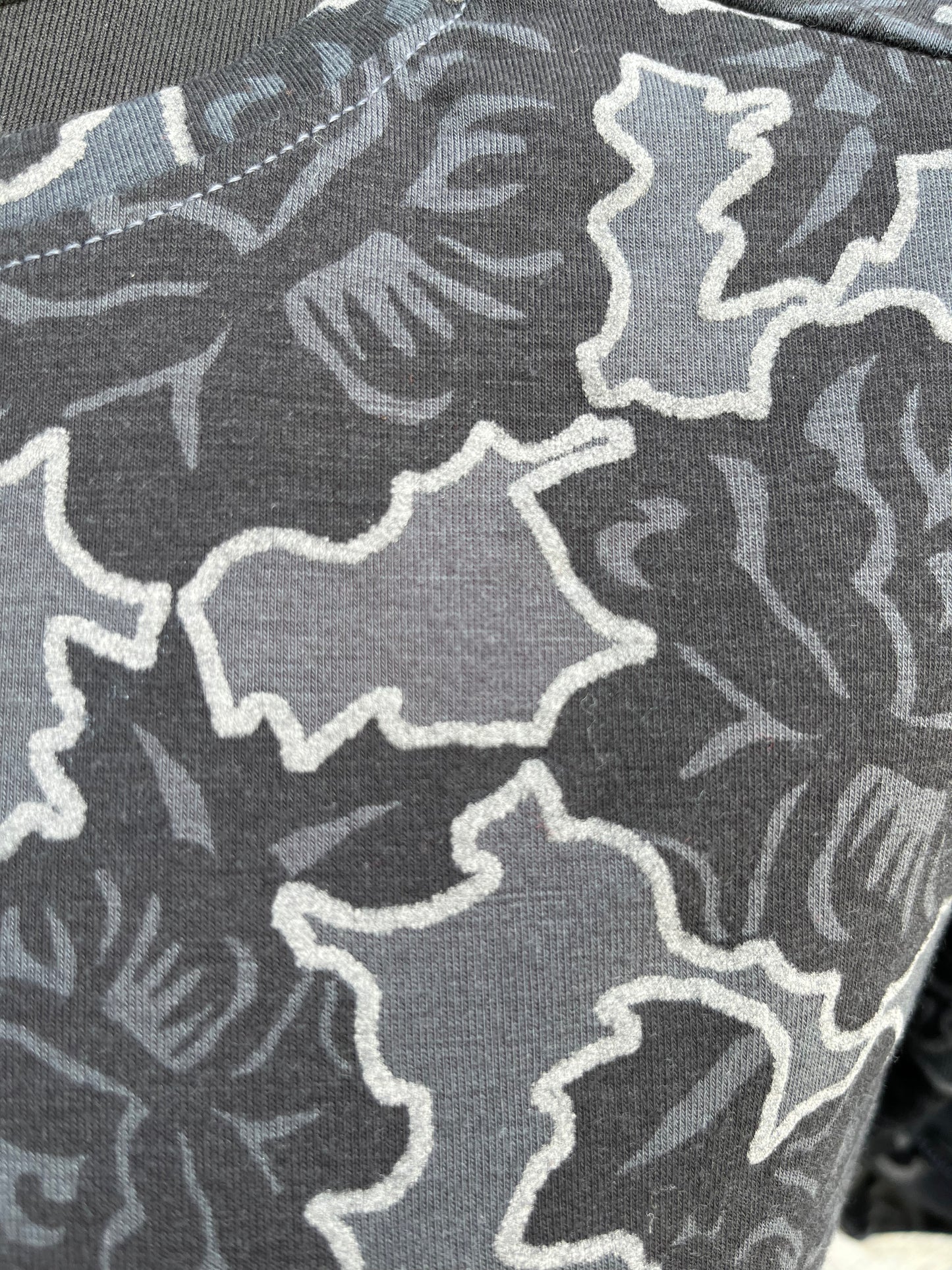 Grey floral tunic uk 8