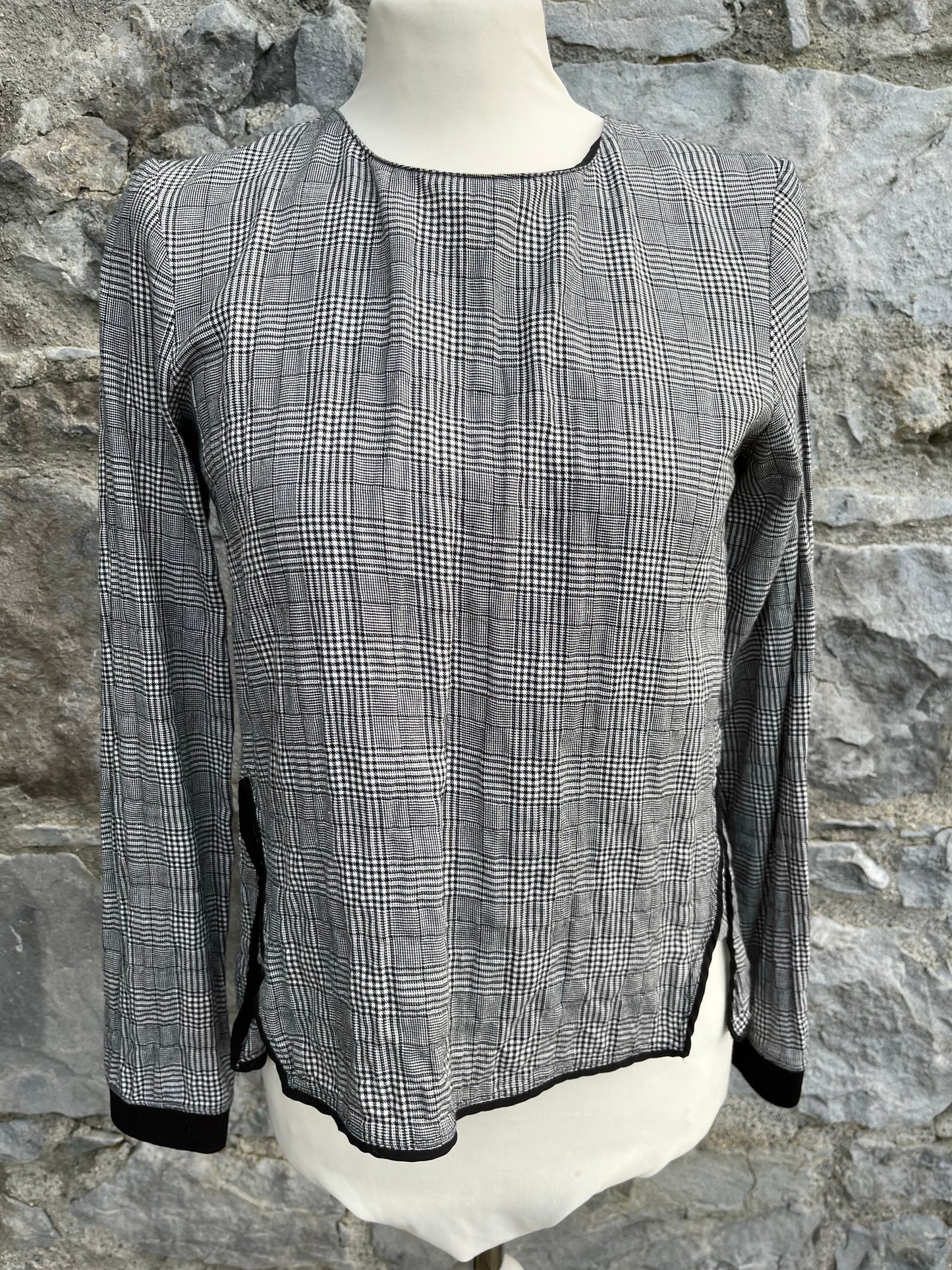 Houndstooth top uk 8