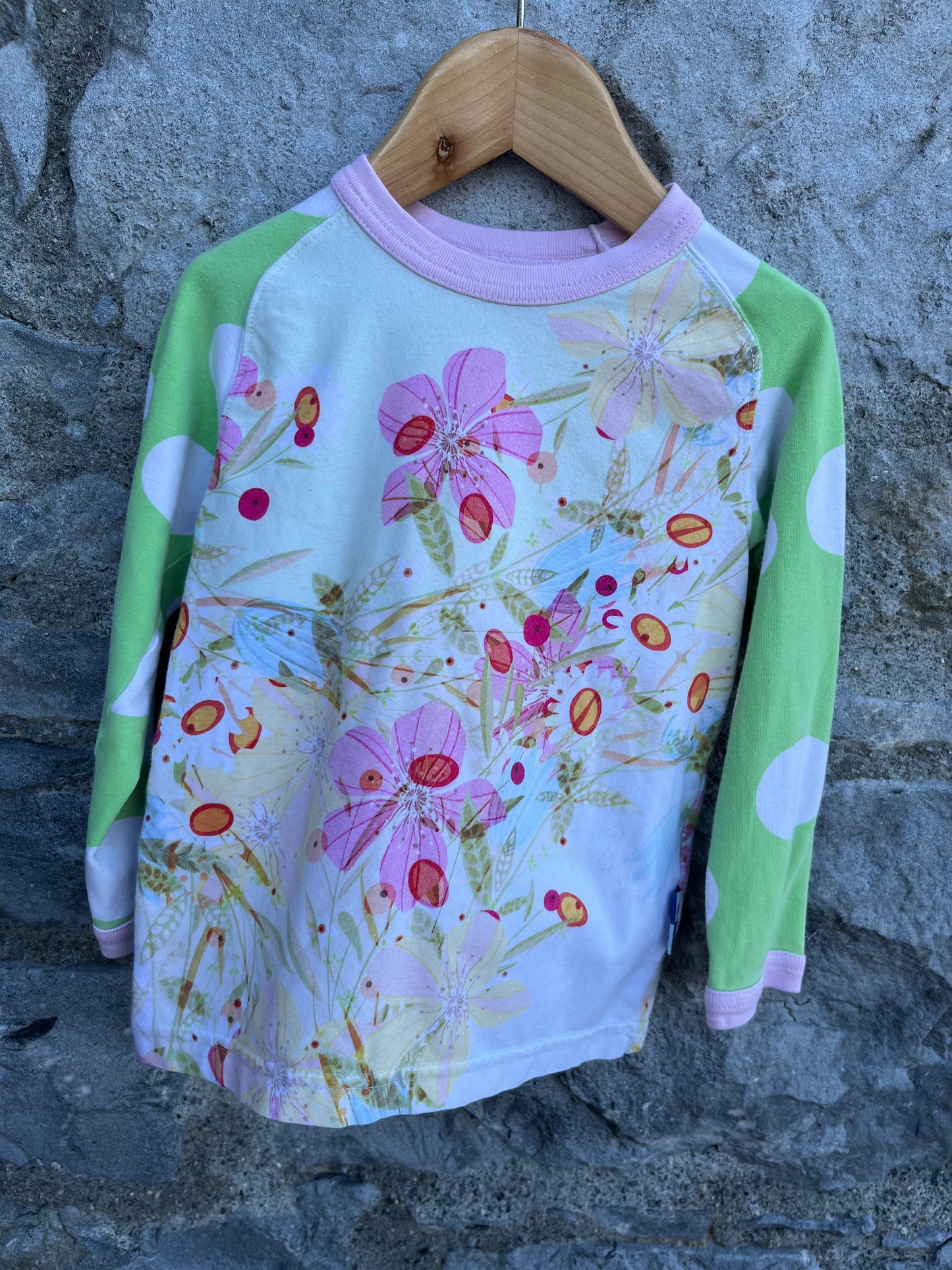 Floral top 2y (92cm)