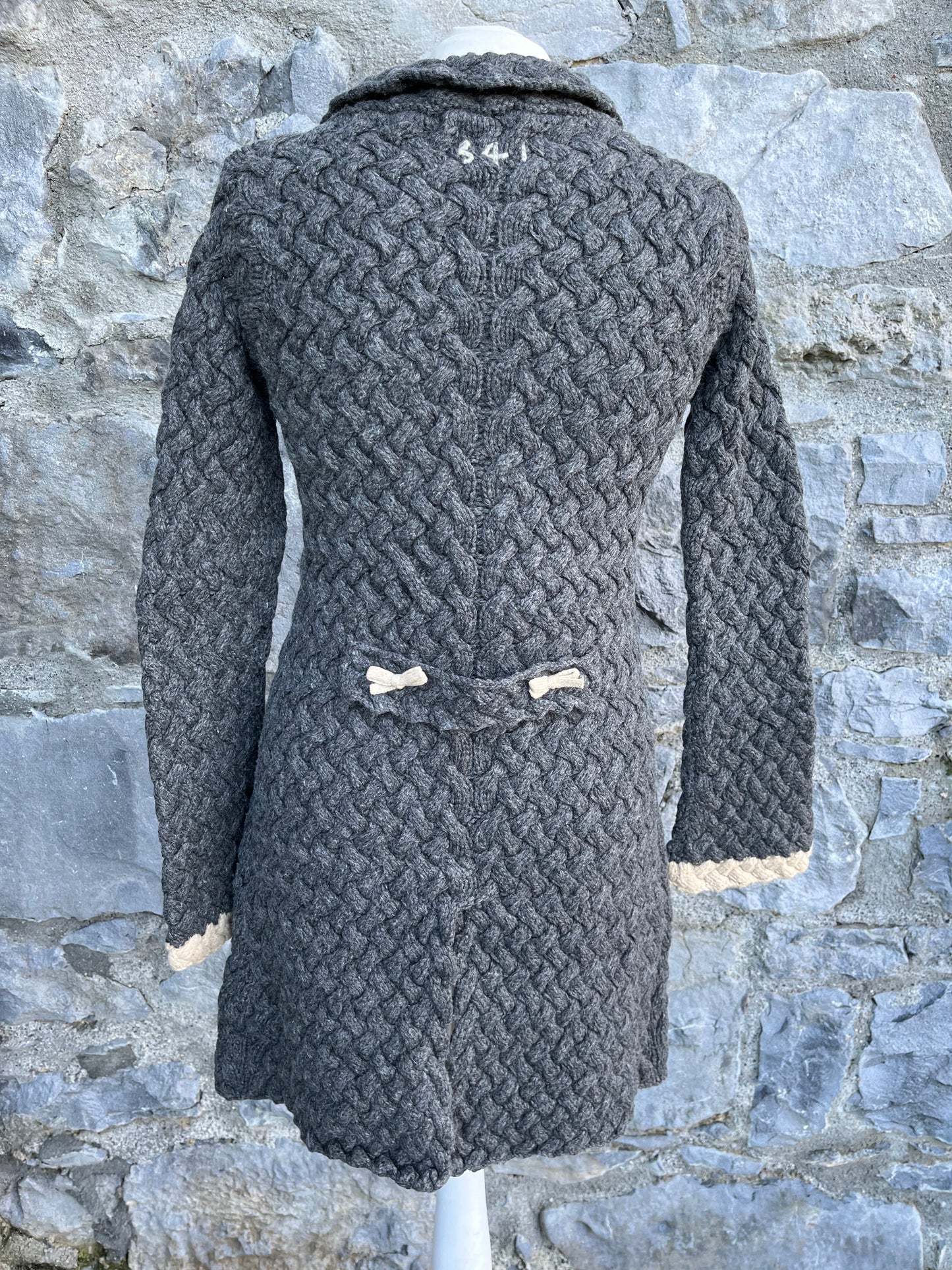 Grey coat cardigan uk 6