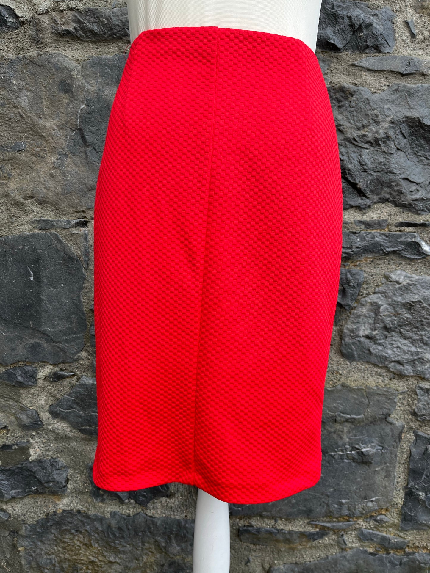 Red pencil skirt uk 8-10