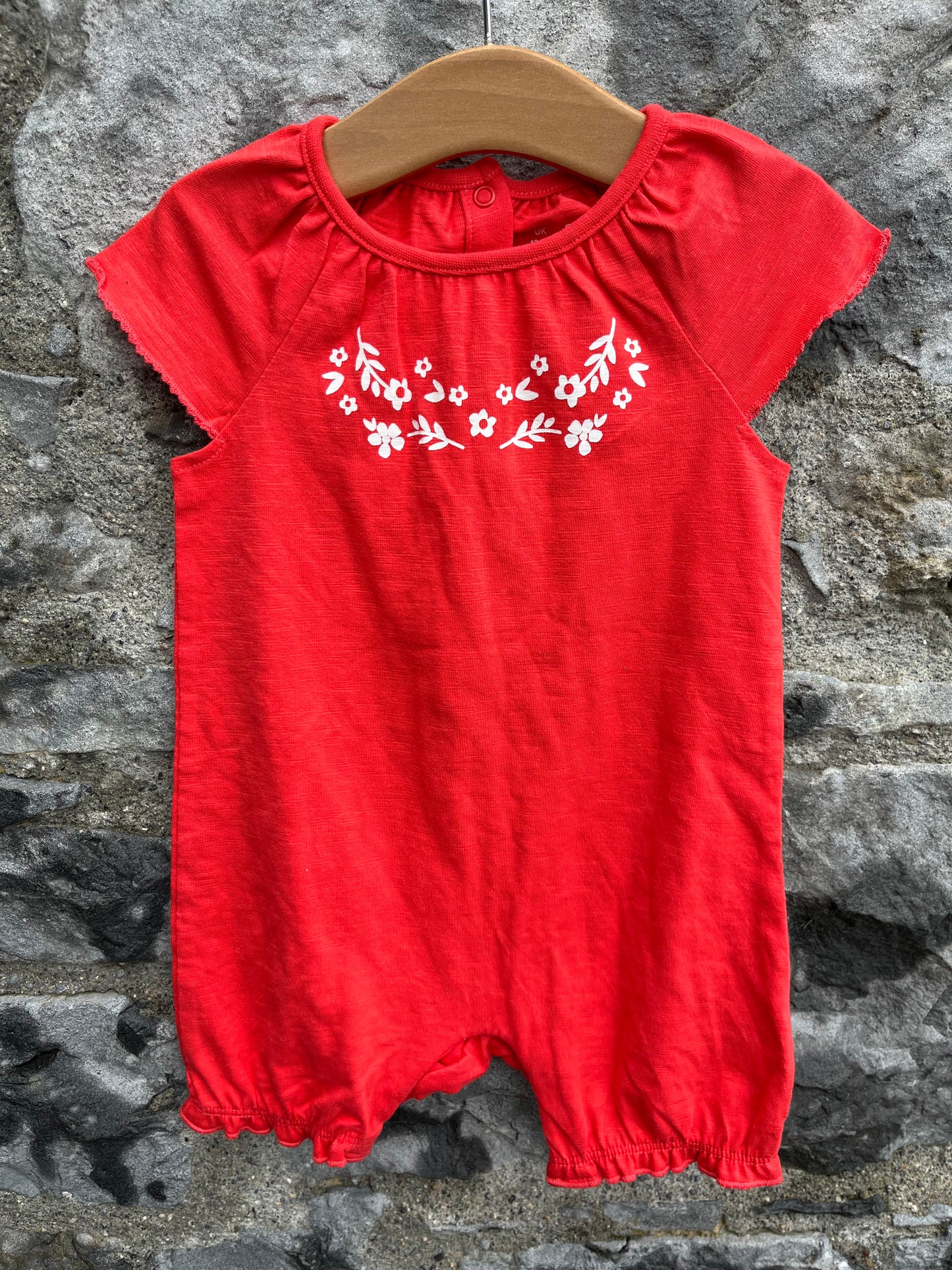 Orange rompers 12-18m (80-86cm)
