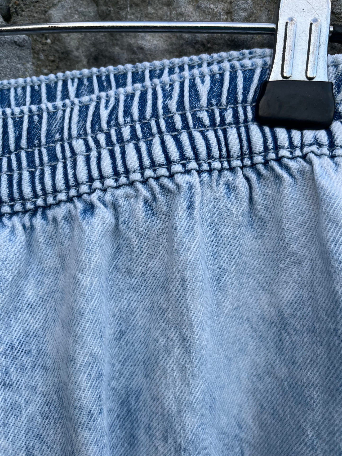 Light denim tiered skirt 9-10y (134-140cm)