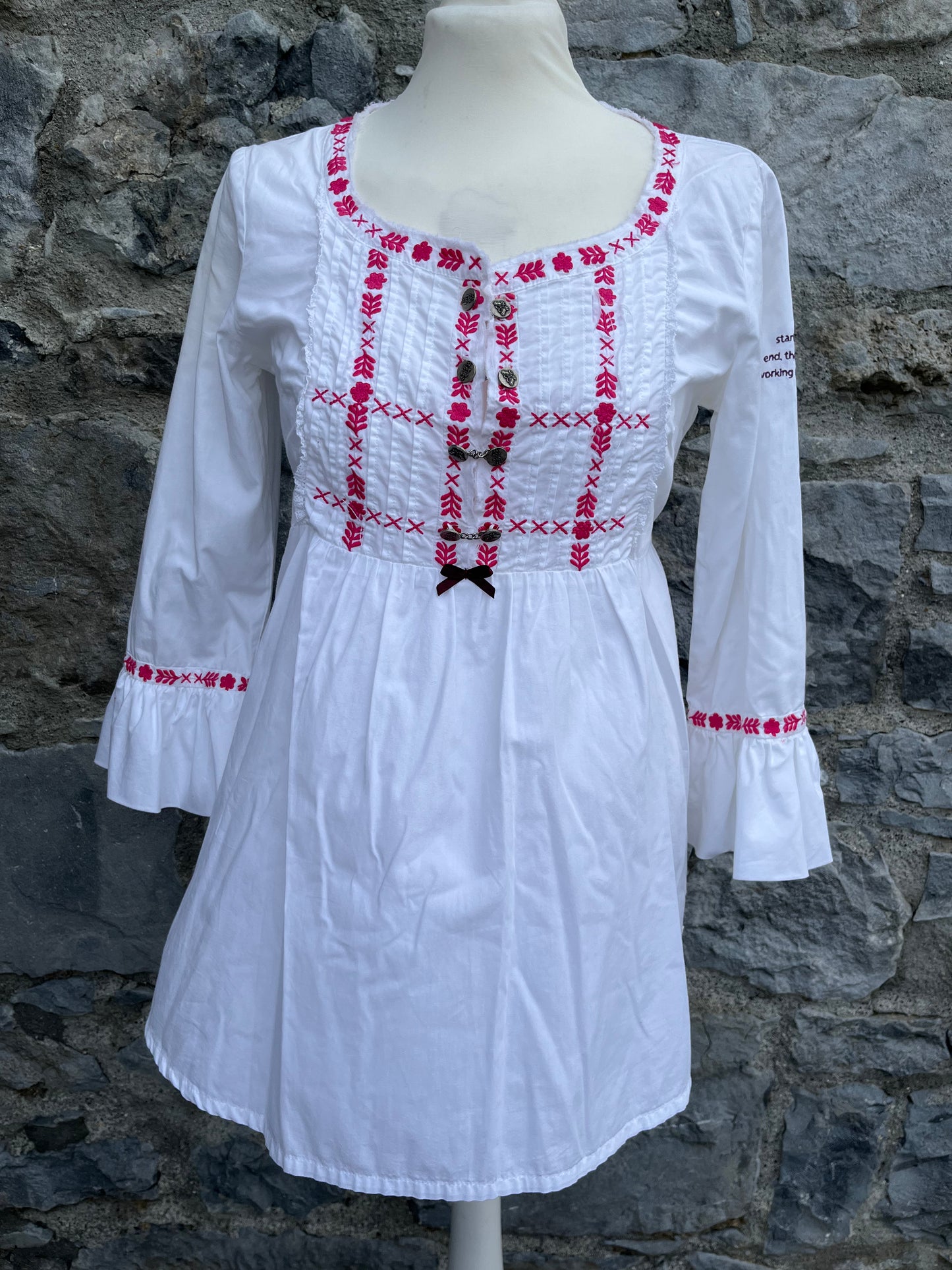 Embroidered tunic uk 8-10