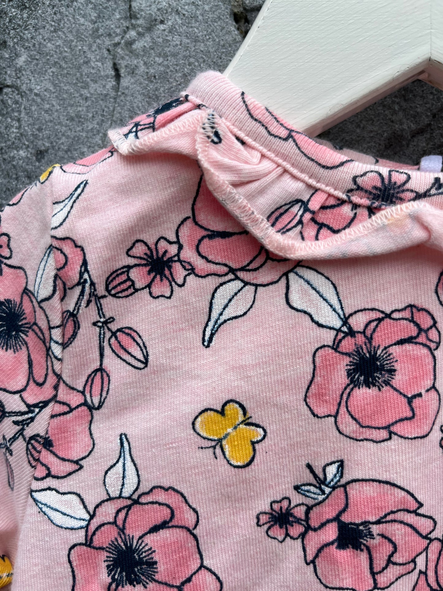 Floral dress 0-1m (56cm)