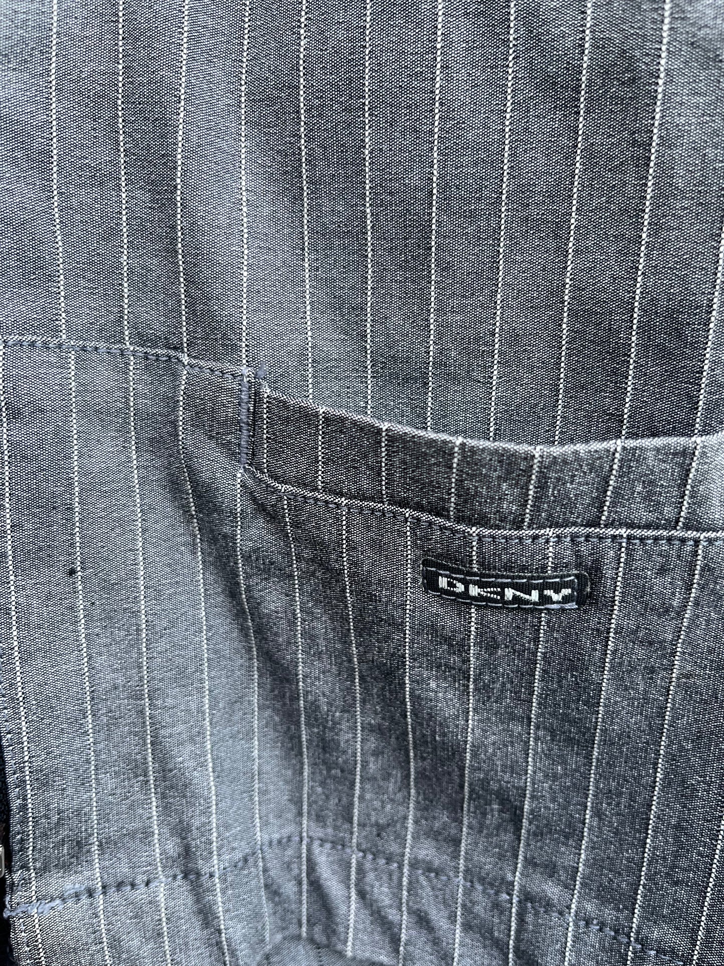 Grey stripy jacket 10y (140cm)