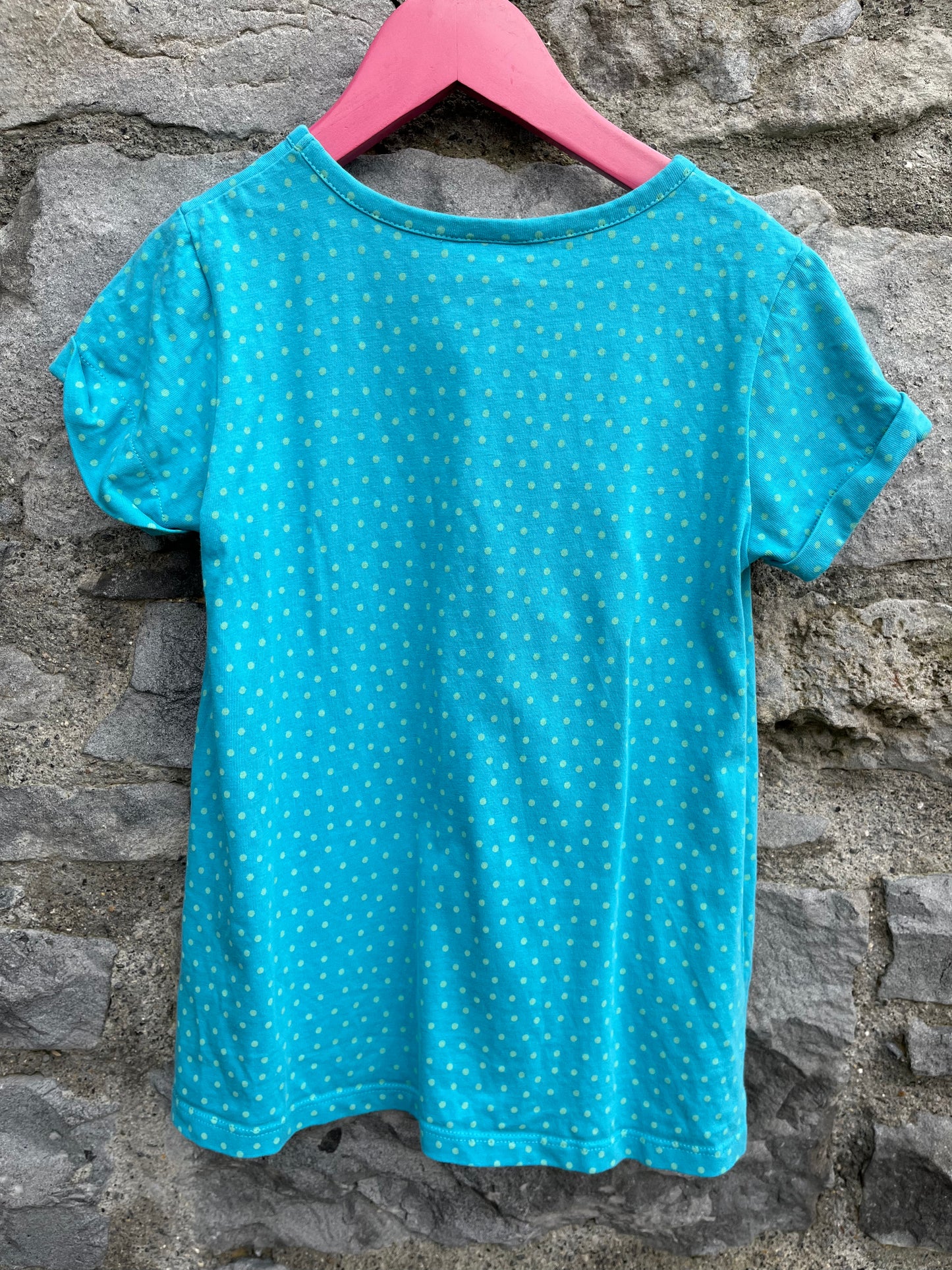 Unicorn blue A-line top 5-6y (110-116cm)