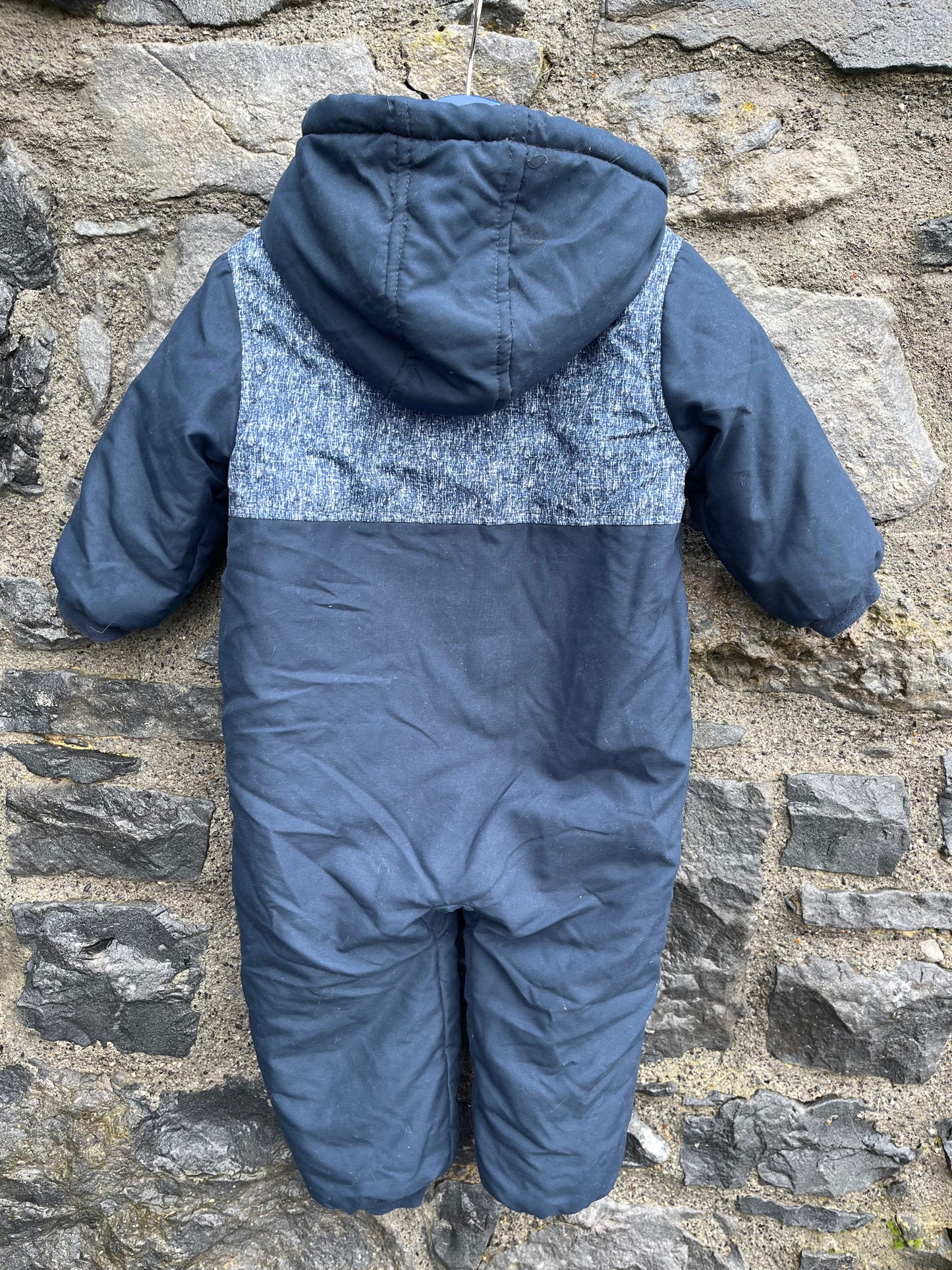 Navy pram suit 9-12m (74-80cm)