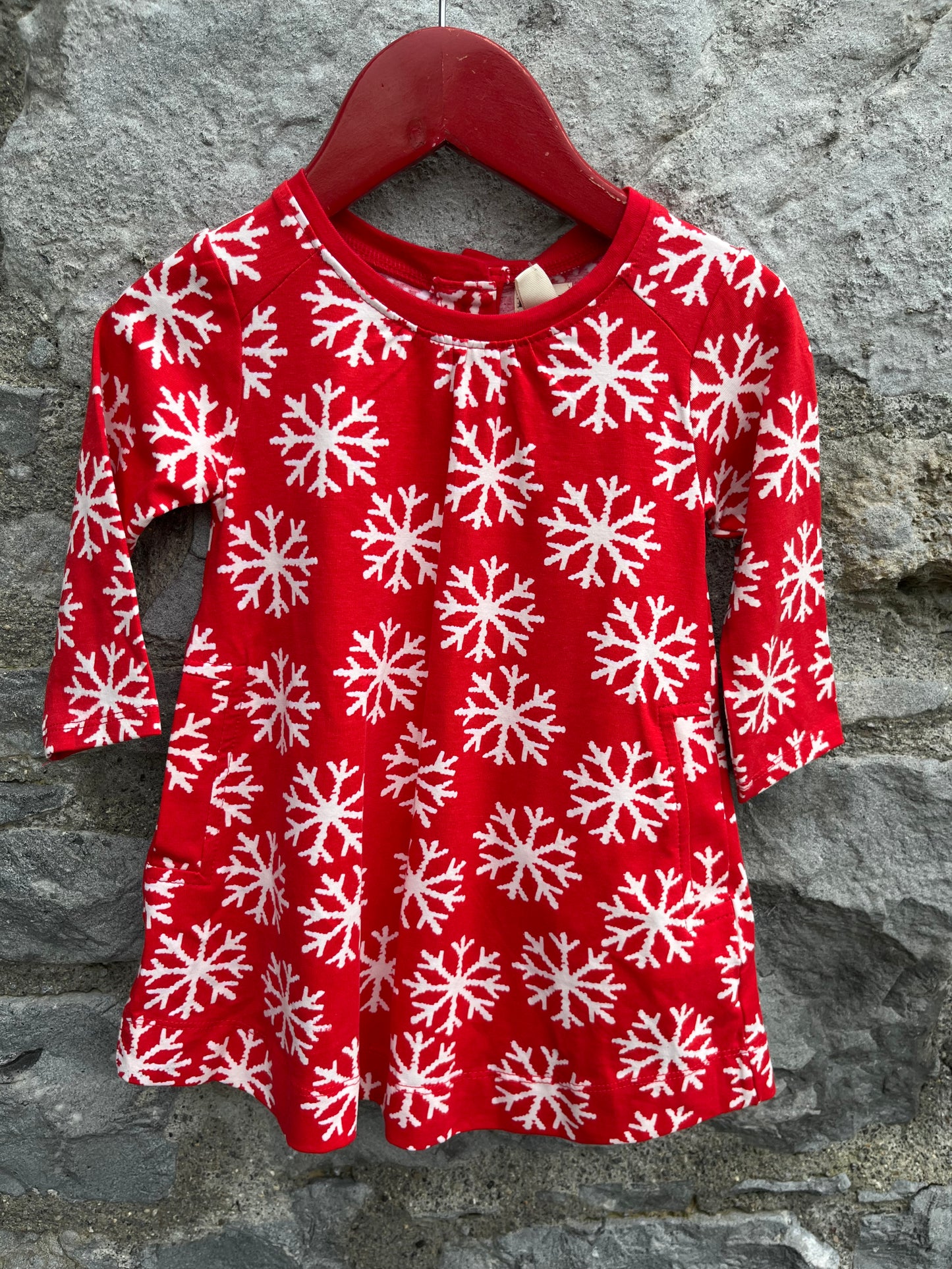 Snowflakes dress 9-12m (74-80cm)