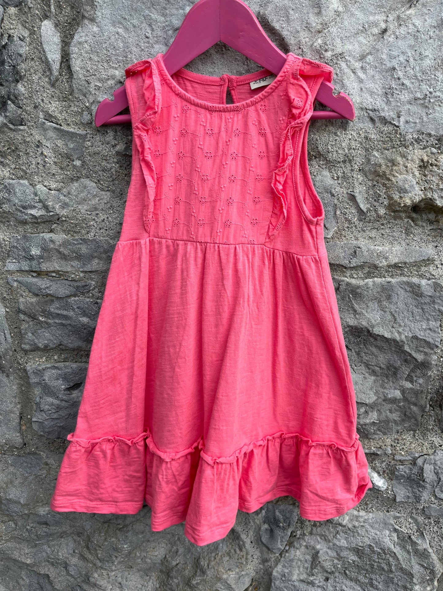 Pink dress 4-5y (104-110cm)