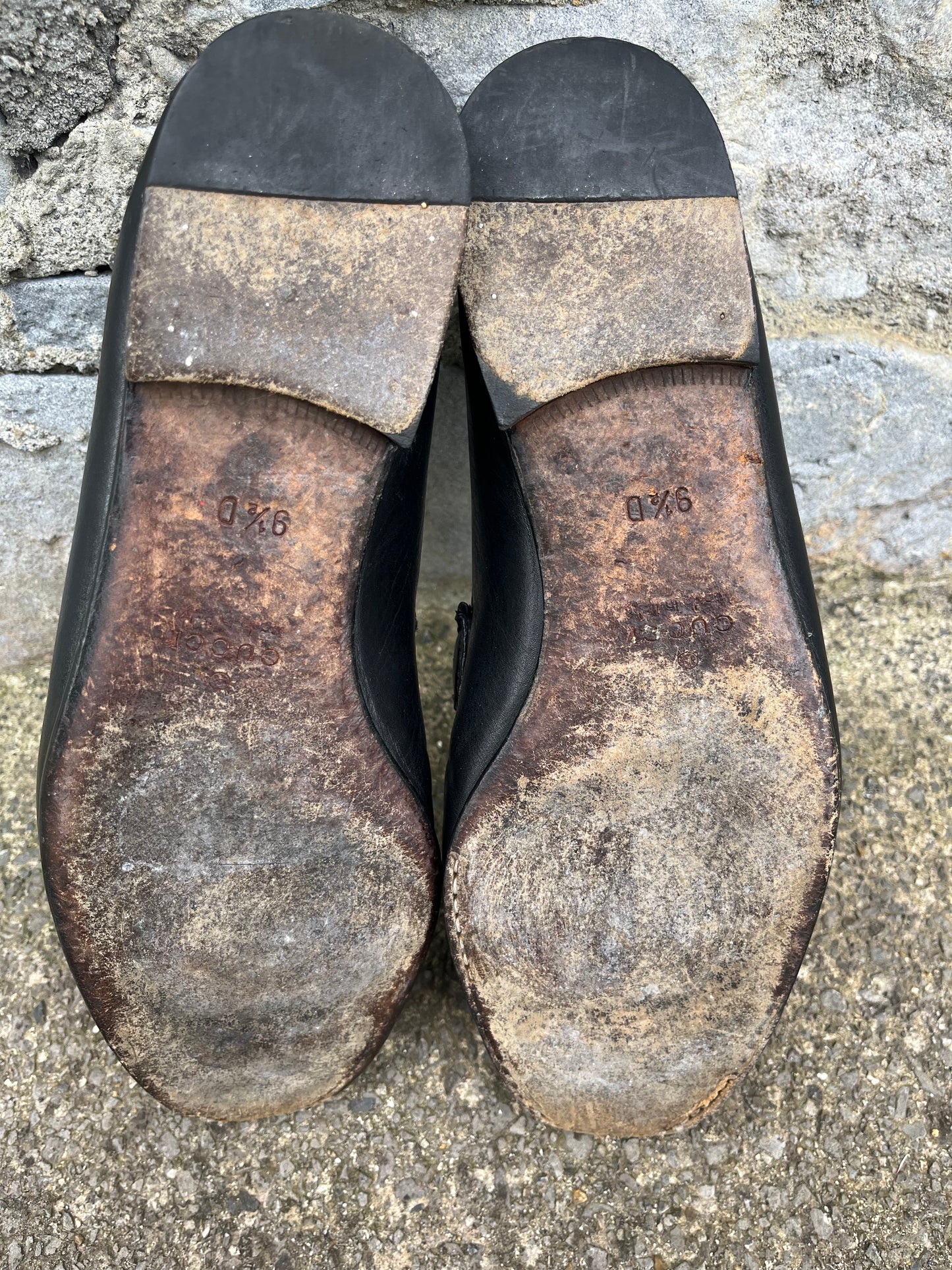Black loafers uk 9.5 (eu 43.5)