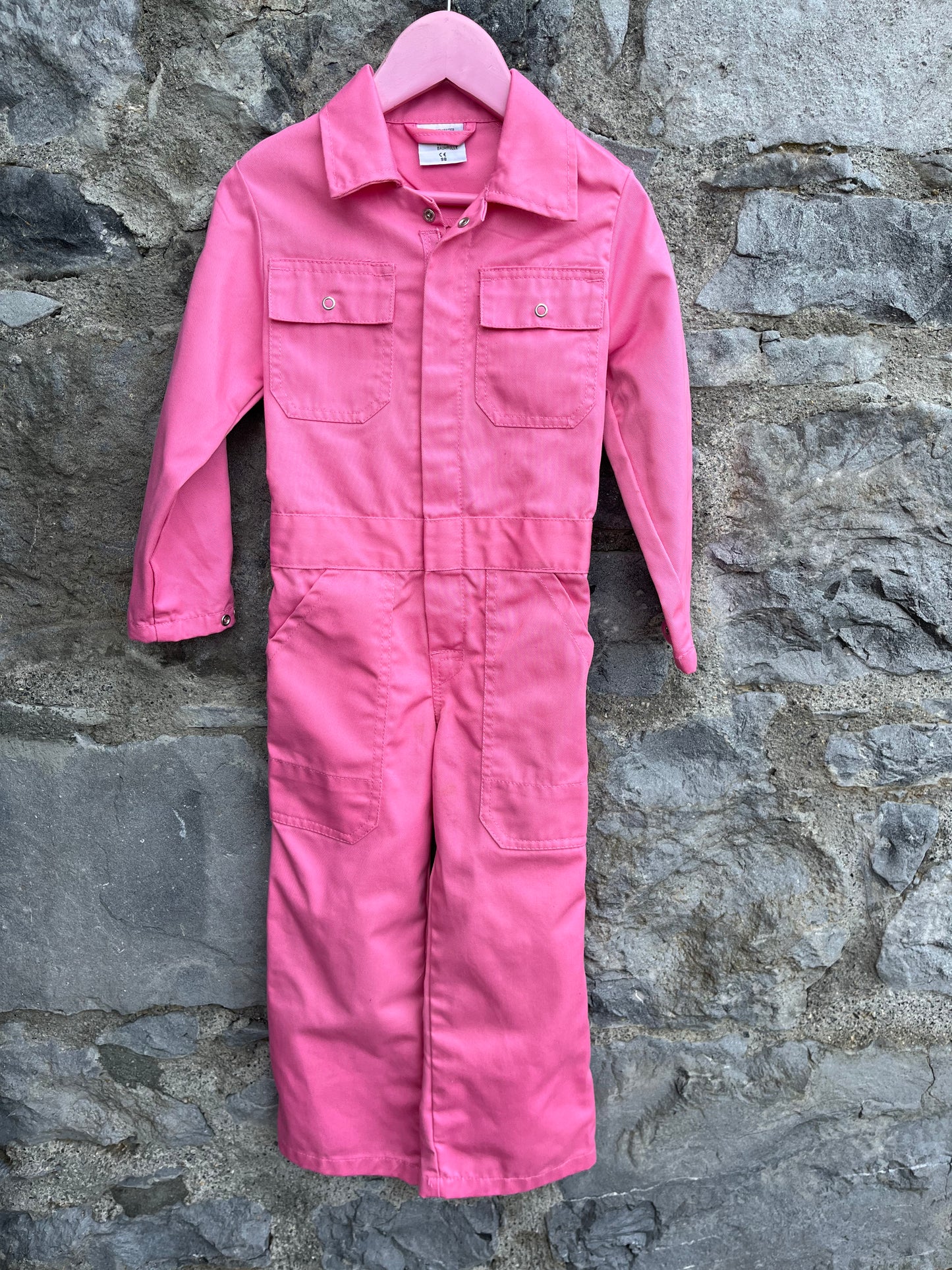 Pink overall 3y (98cm)