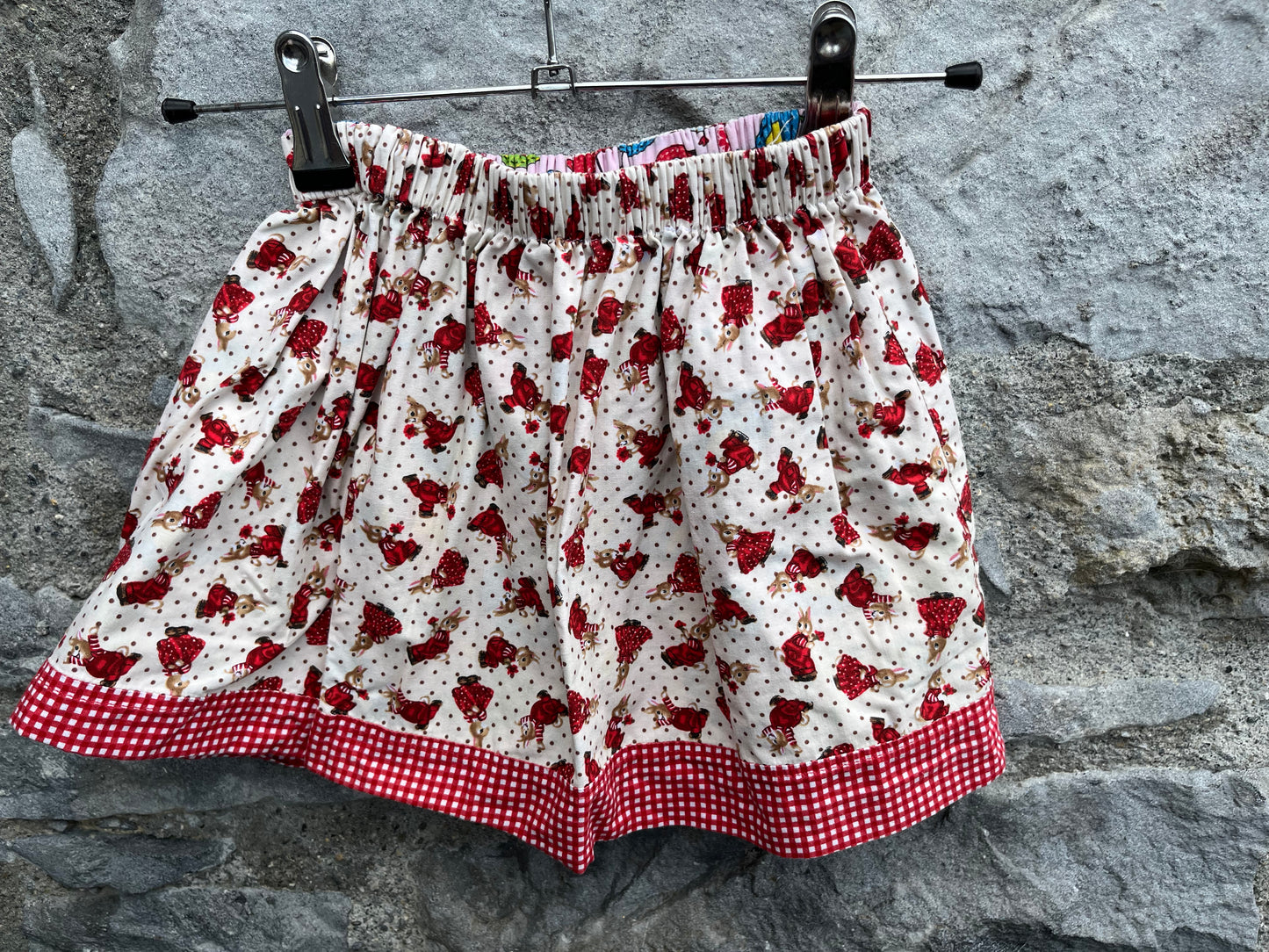 Birds&bunnies skirt 3-4y (98-104cm)