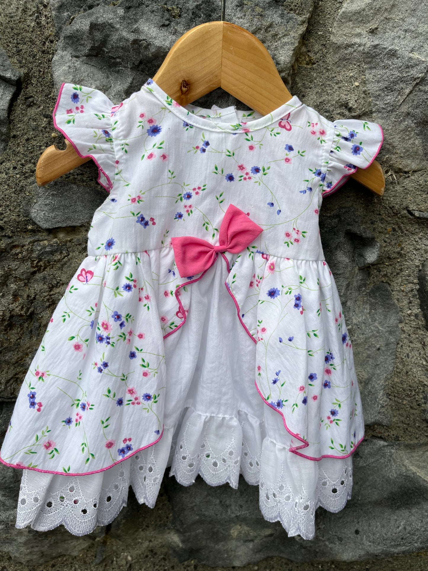 90s floral dress 6-9m (68-74cm)