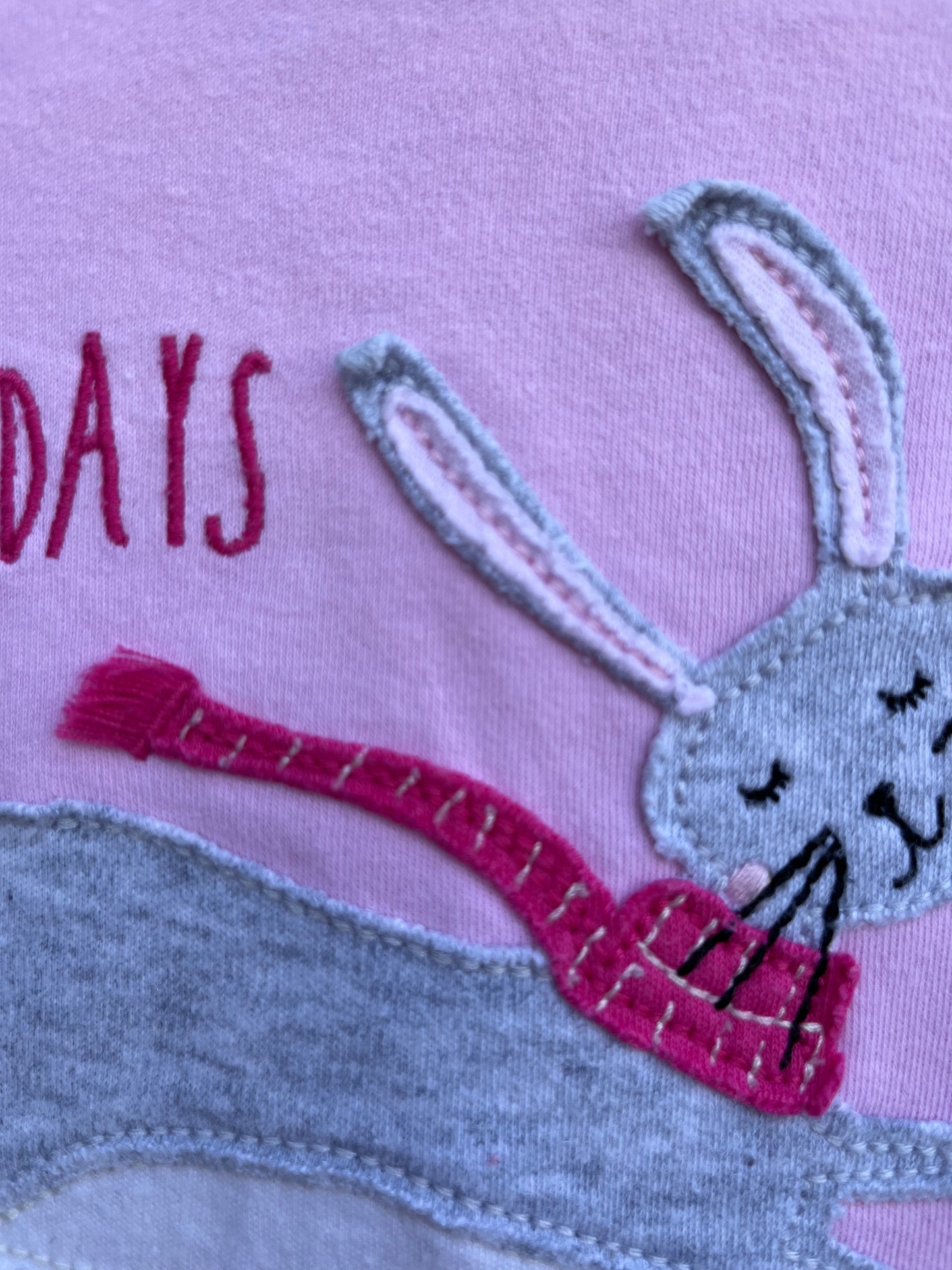 Winter bunny dress 3-6m (62-68cm)
