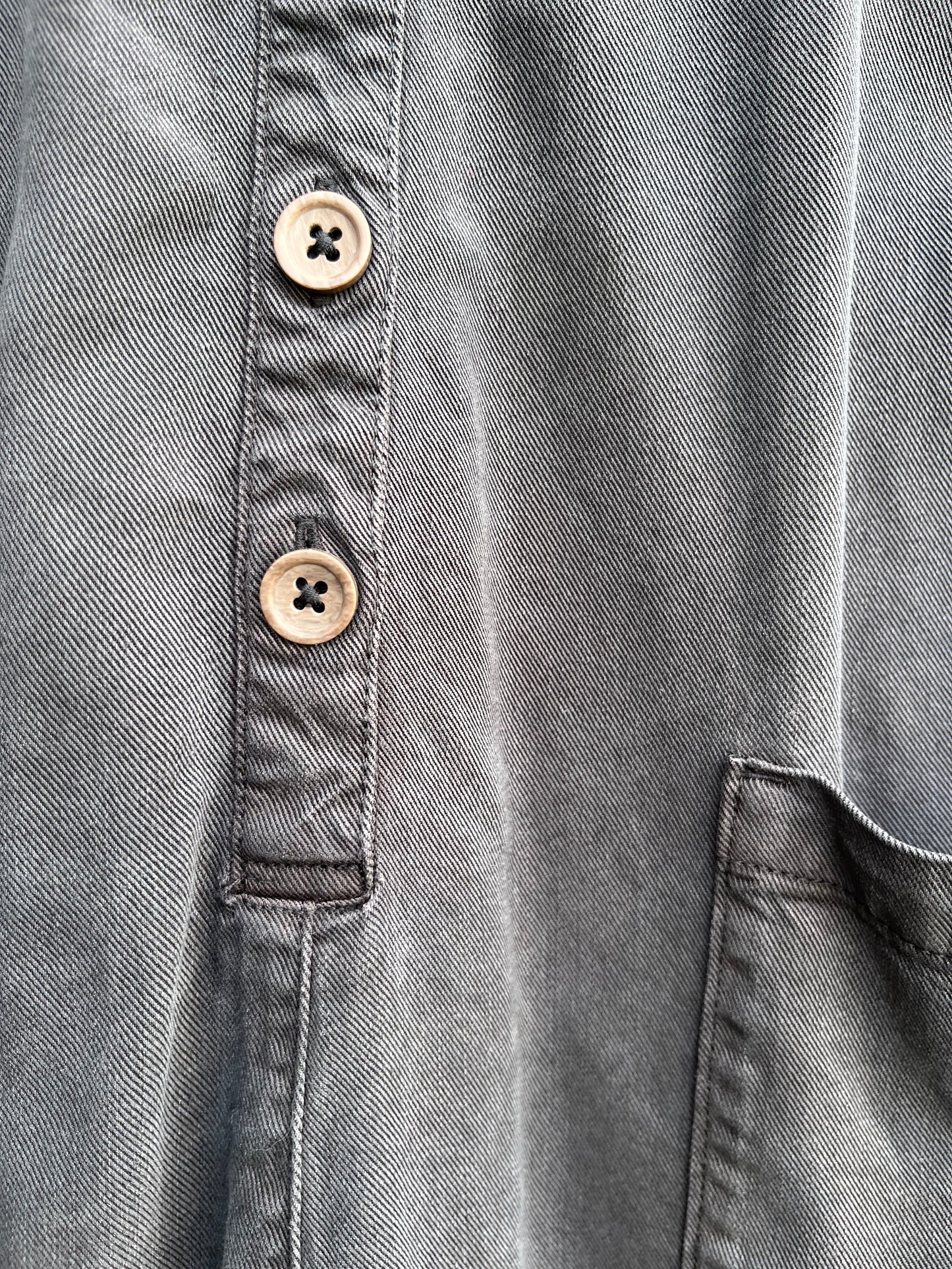 Charcoal dungarees 10y (140cm)