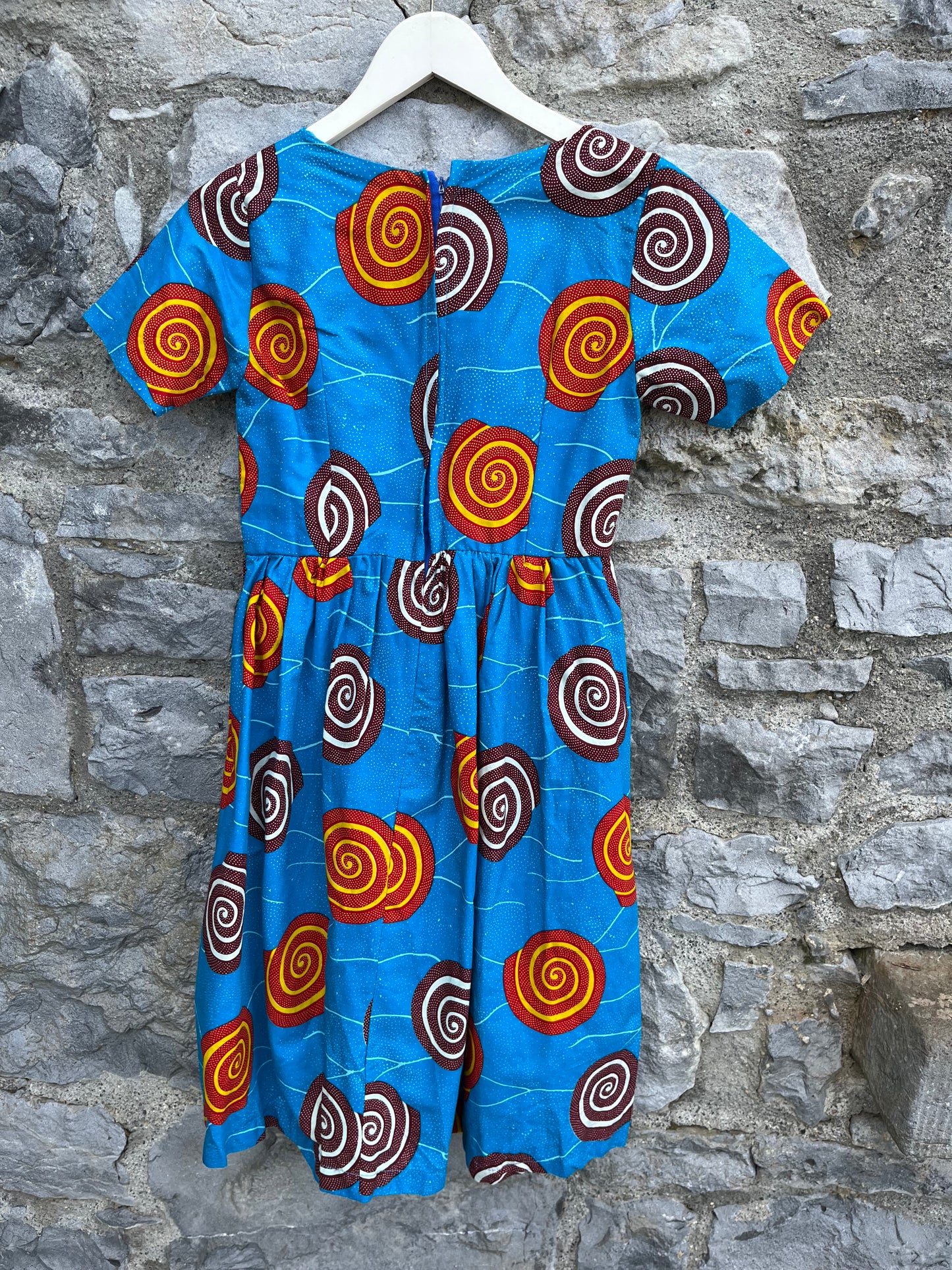 Blue spirals dress 10-11y (140-146cm) We