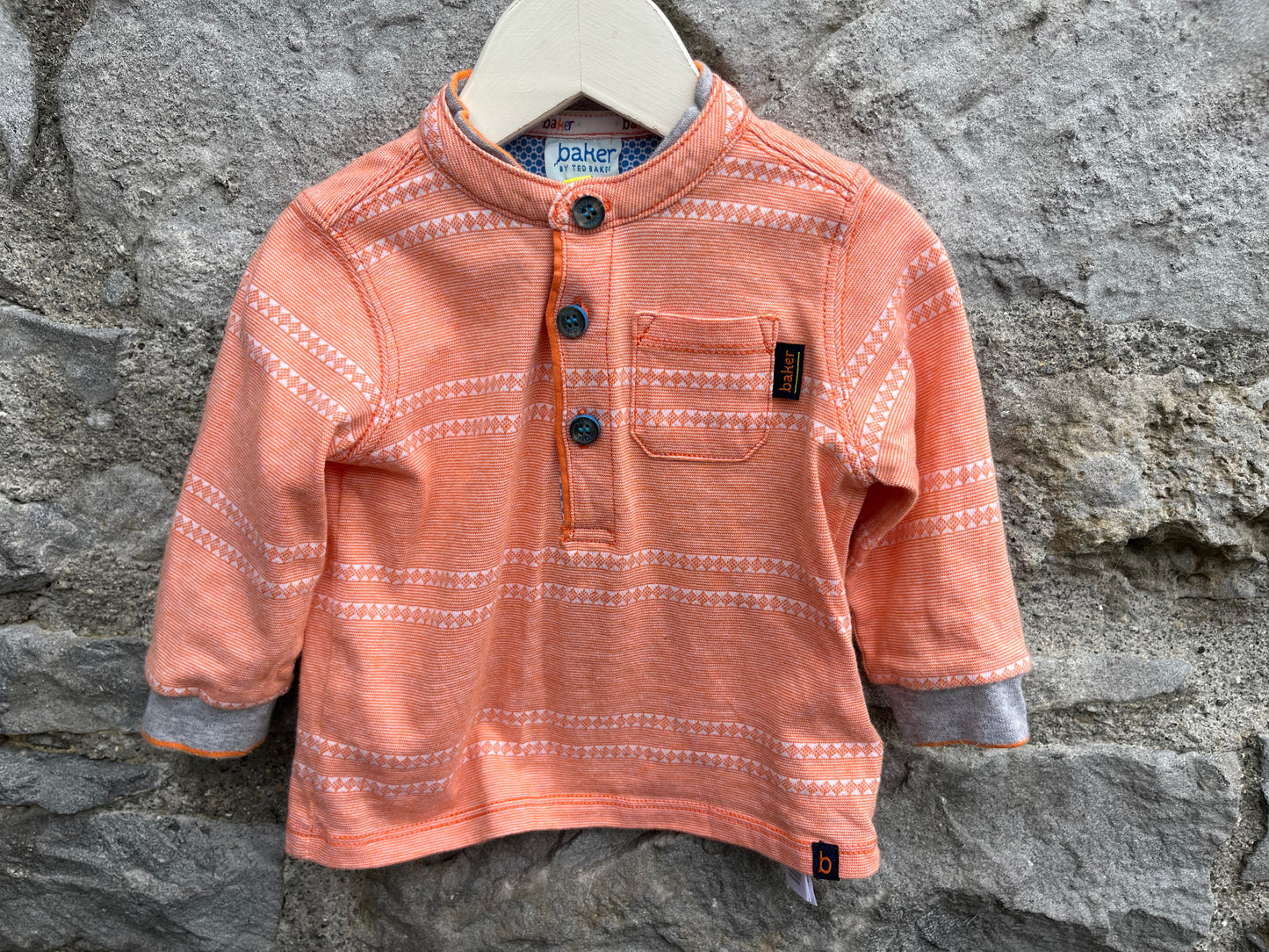 Orange top 3-6m (62-68cm)