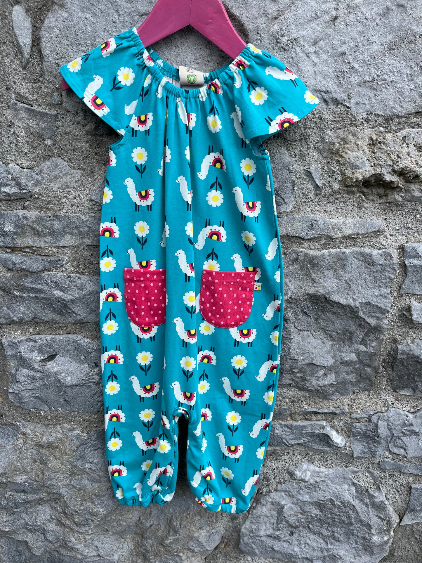 Llama jumpsuit 6-12m (68-80cm)
