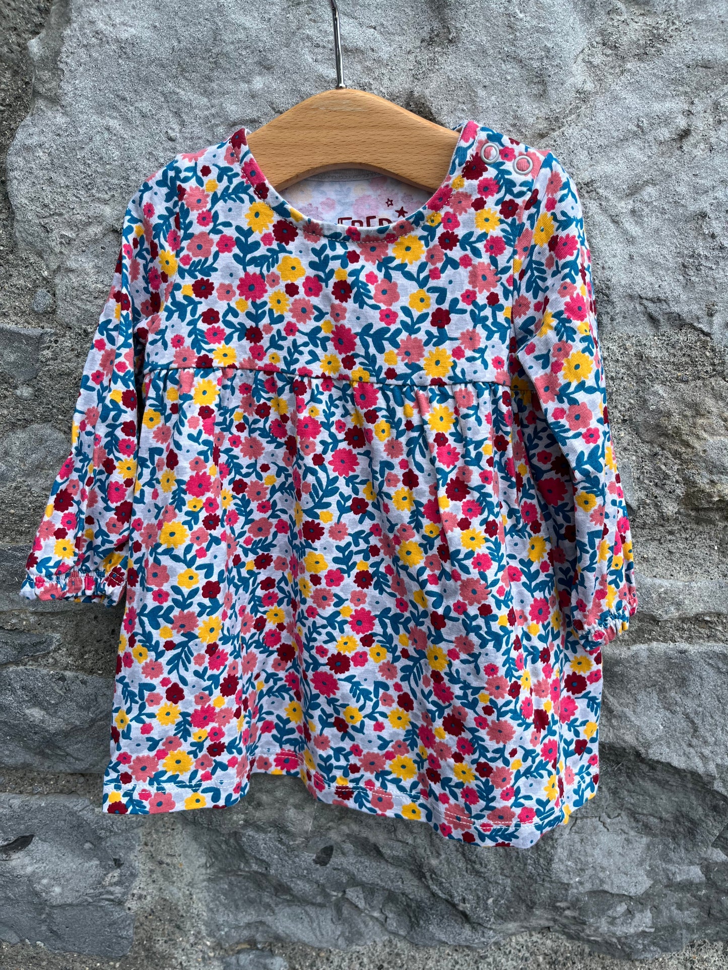 Floral dress 3-6m (62-68cm)