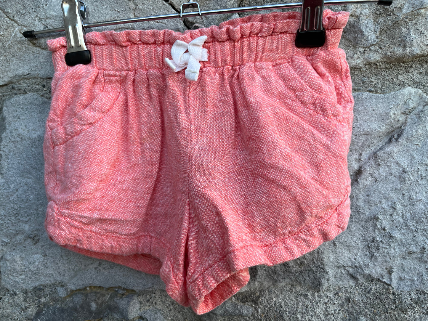 Orange shorts 2-3y (92-98cm)