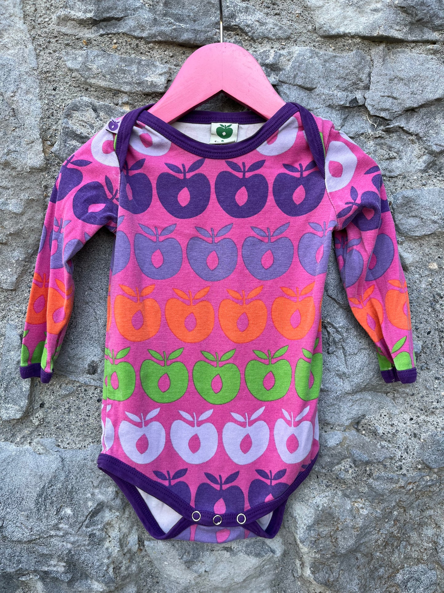 Pink apples vest 12m (80cm)