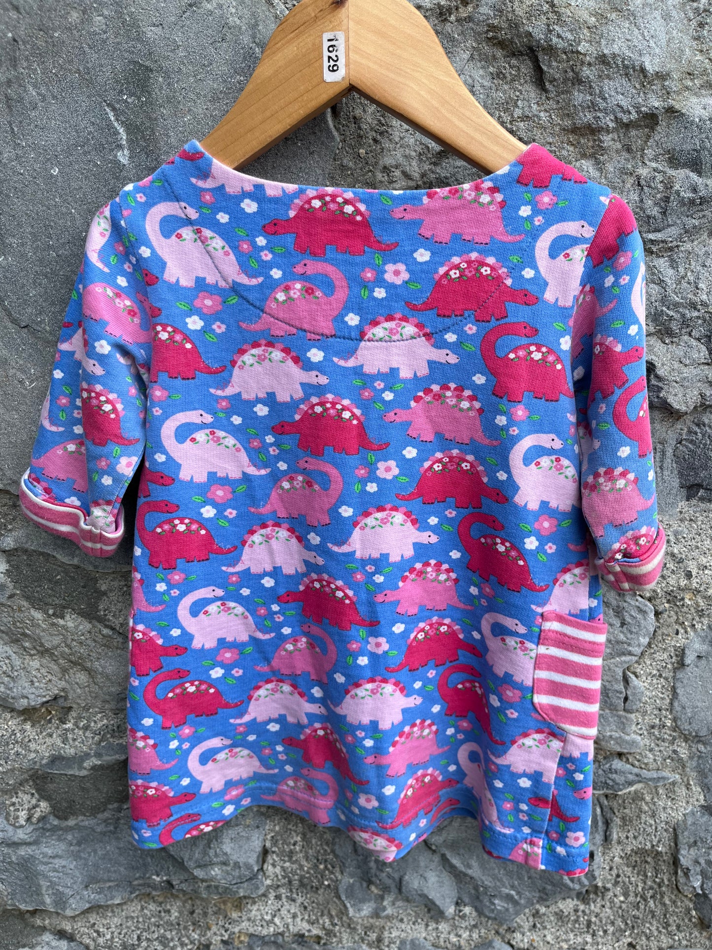 Dinosaurs dress 12-18m (80-86cm)