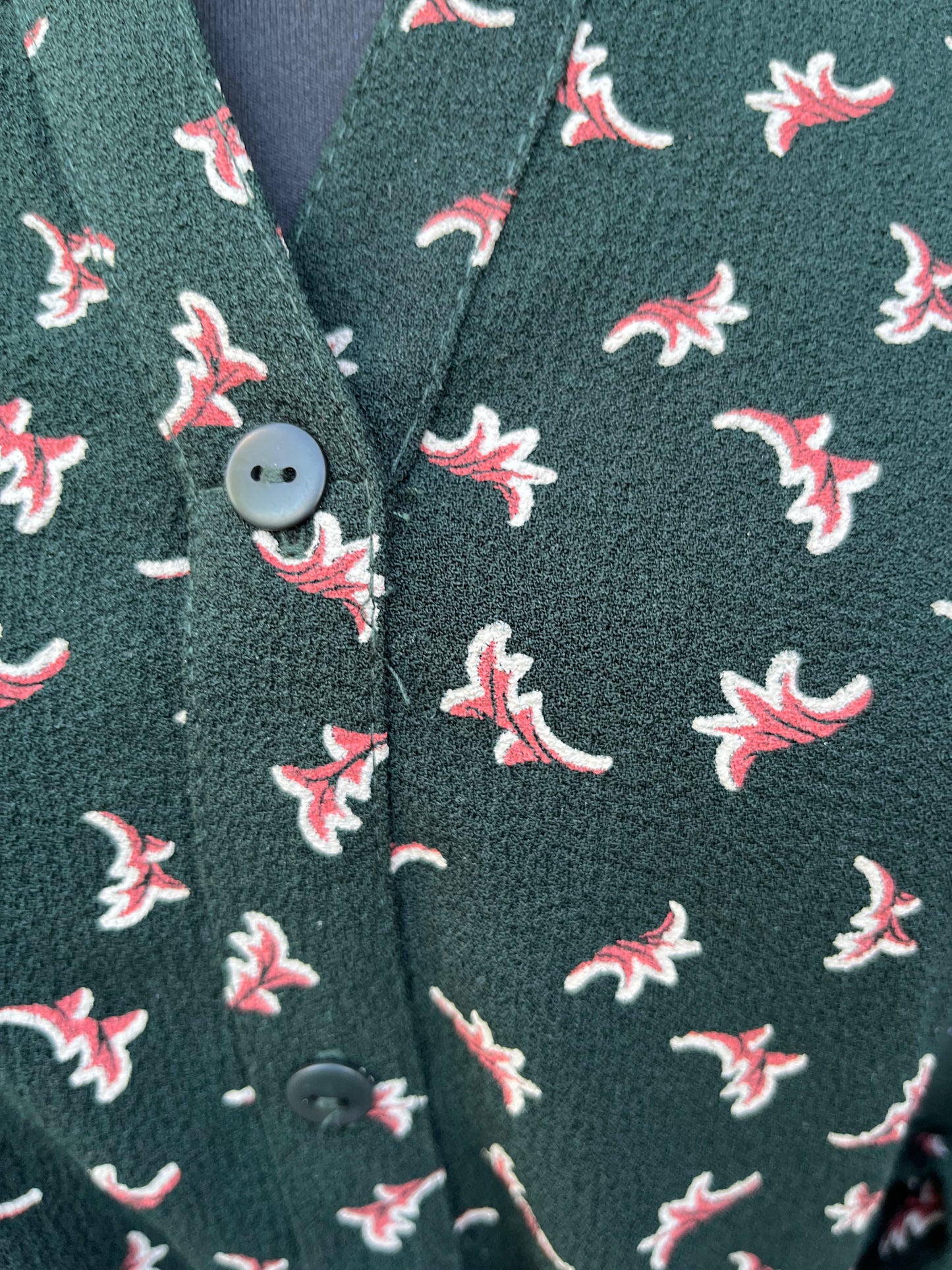 Green floral dress uk 10