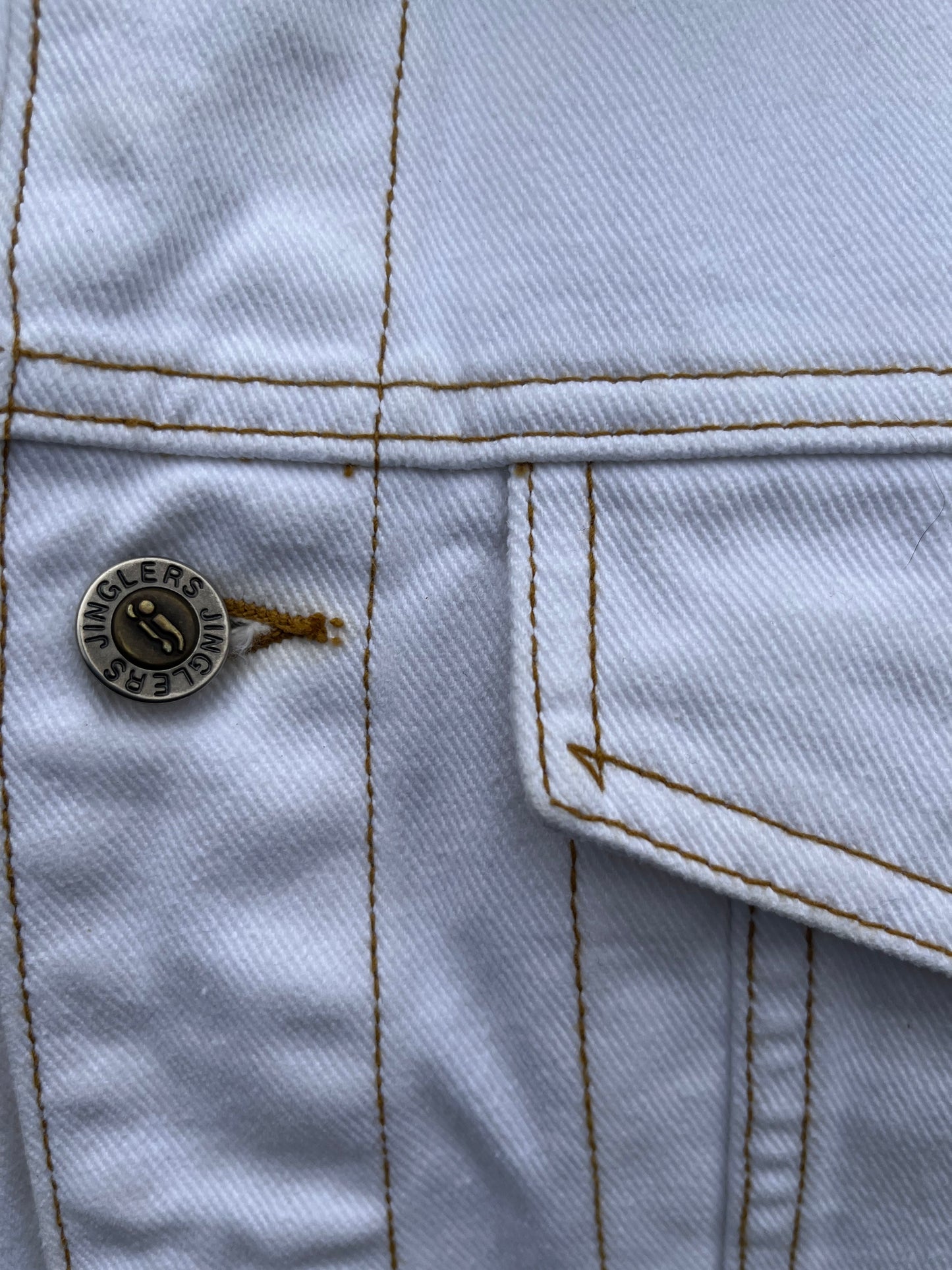 White denim gilet S/M
