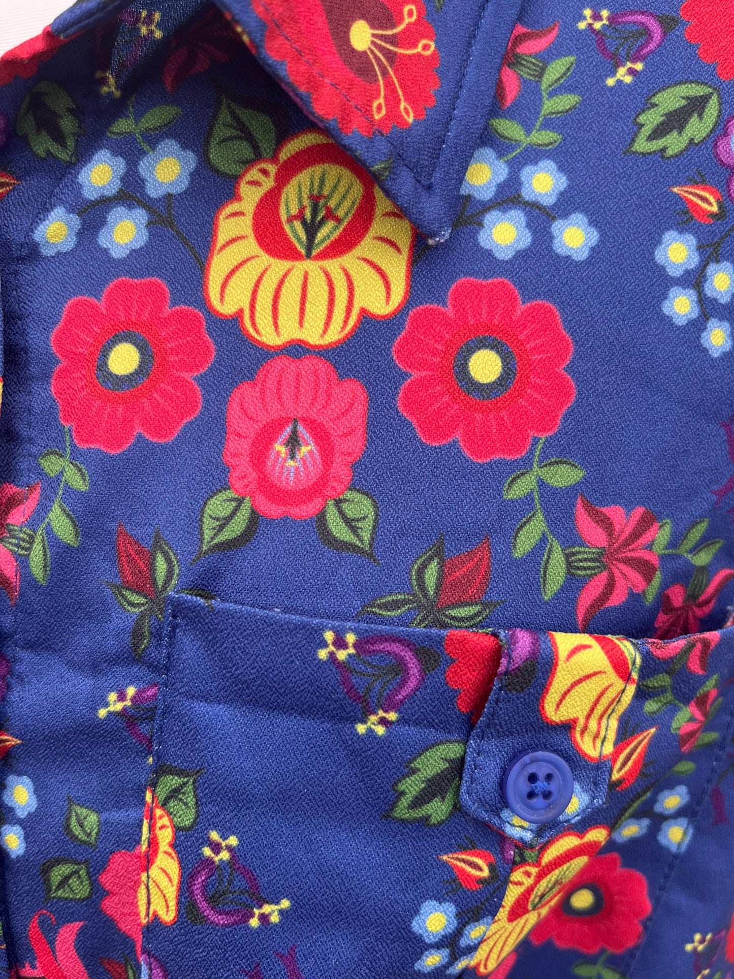 Floral tie up shirt uk 16