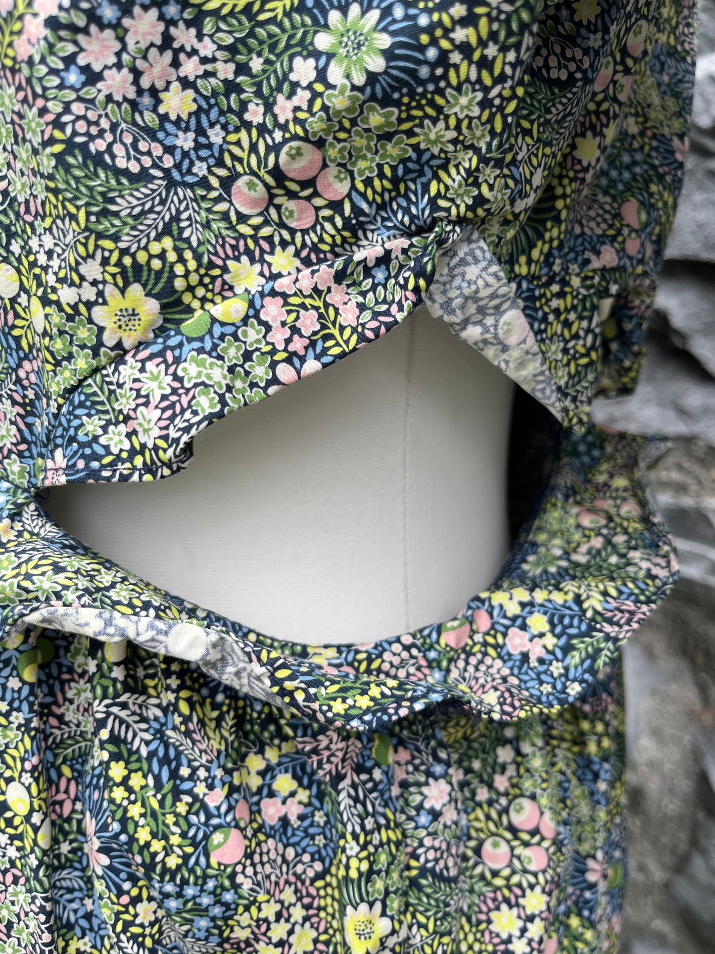 Floral ruffle dress uk 12