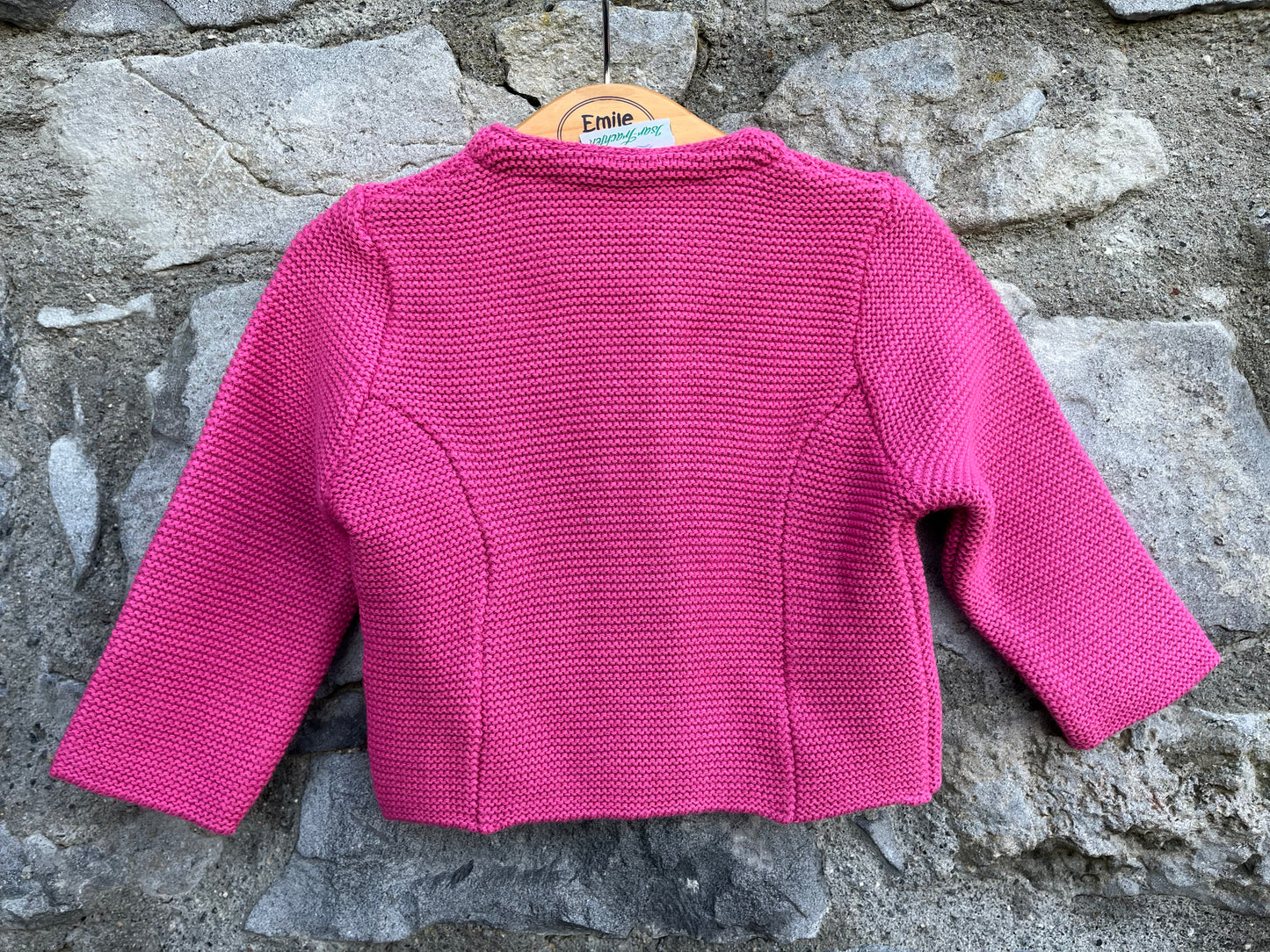 Pink Bavarian cardigan 9-12m (74-80cm)