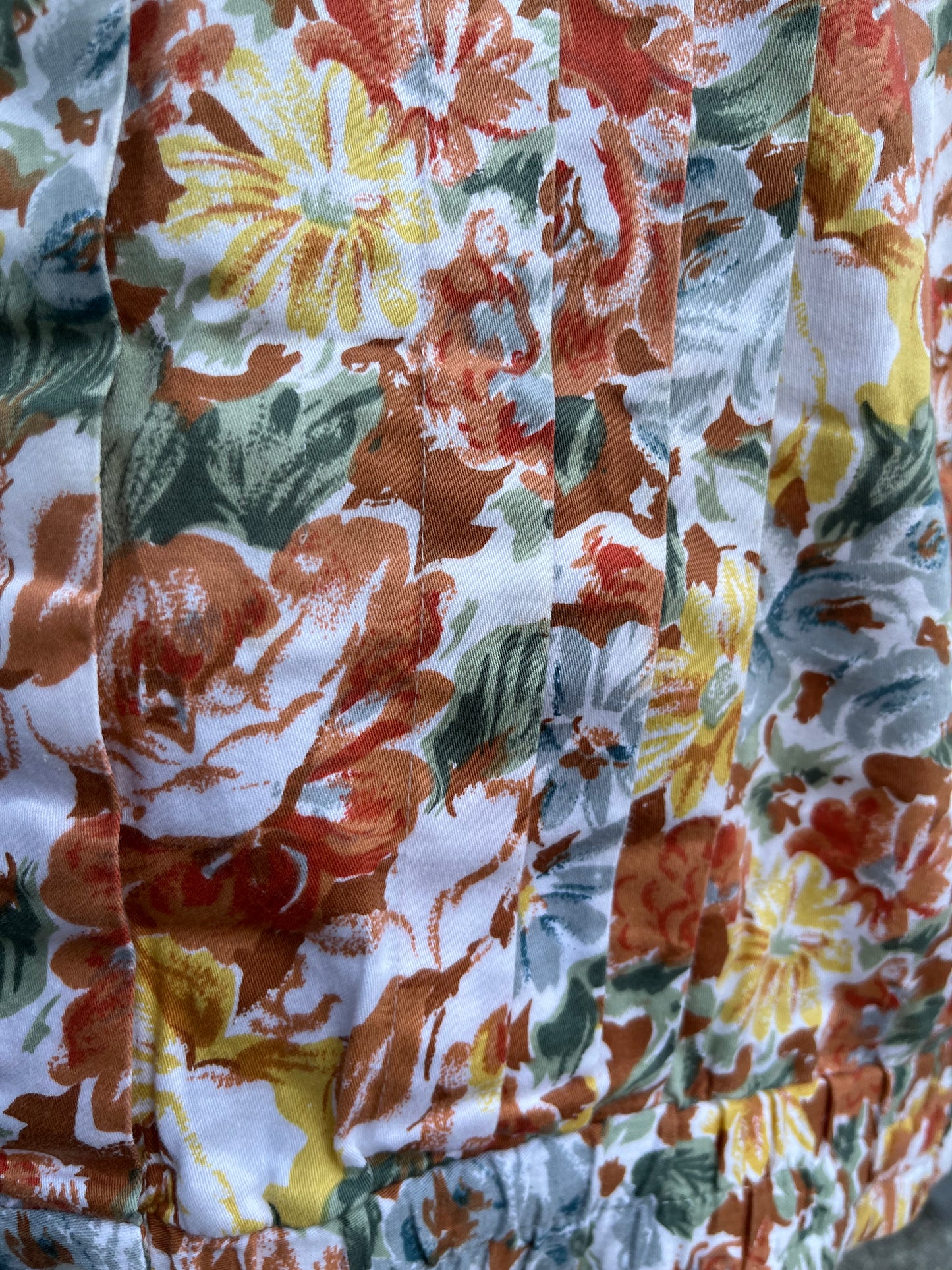 Brown flowers blouse uk 14