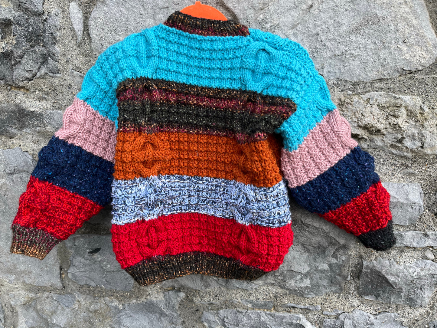 Colourful cardigan 4-5y (104-110cm)