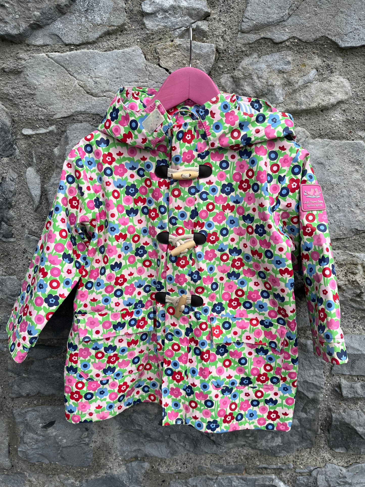 Flower raincoat 3-4y (98-104cm)