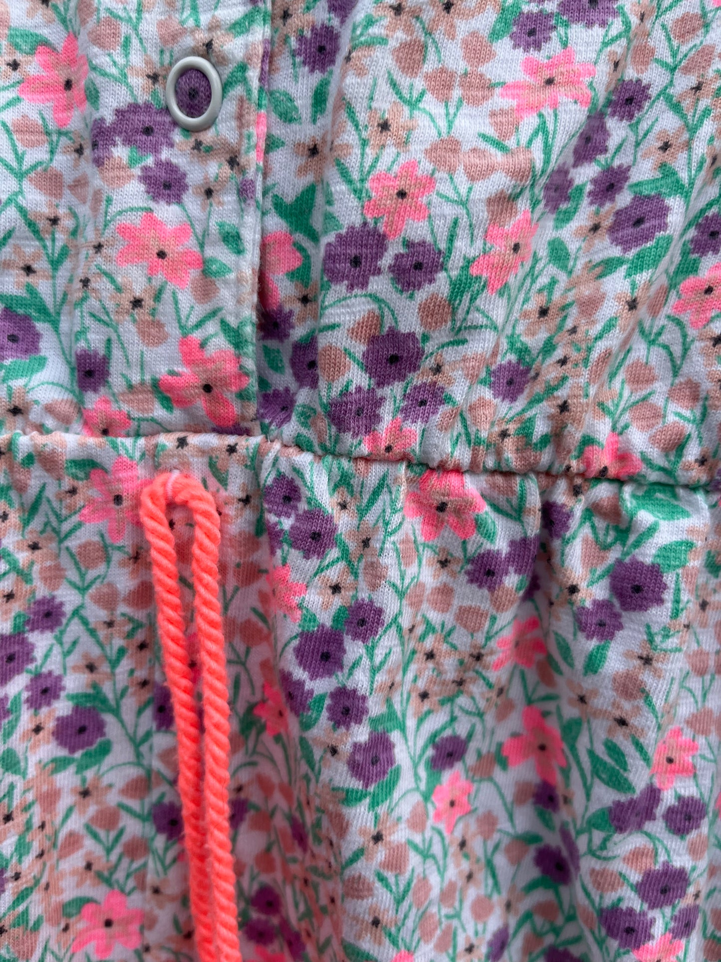 Floral short jumpsuit 6-7y (116-122cm)