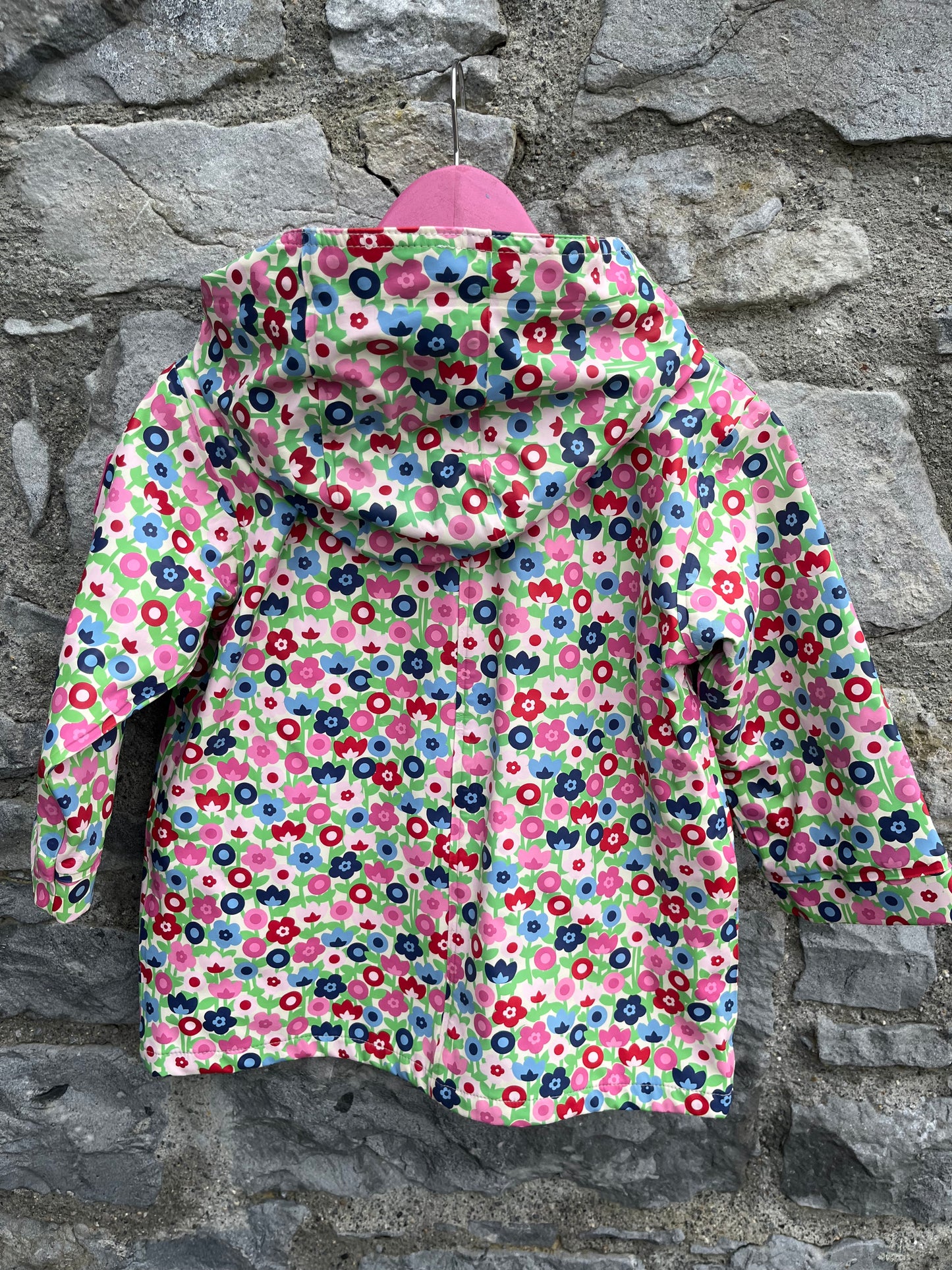 Flower raincoat 3-4y (98-104cm)