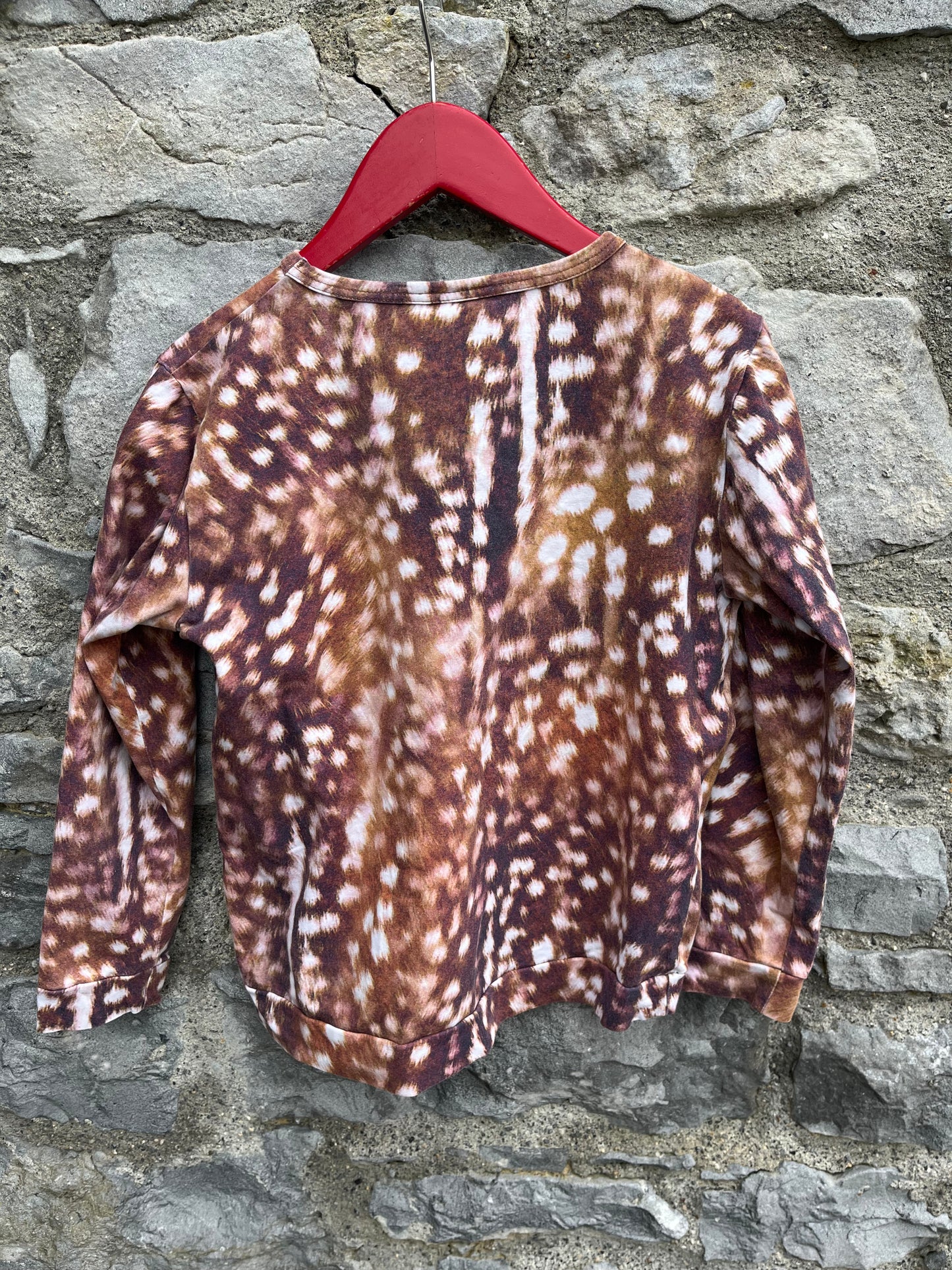 Deer pattern sweatshirt 11-12y (146-152cm)