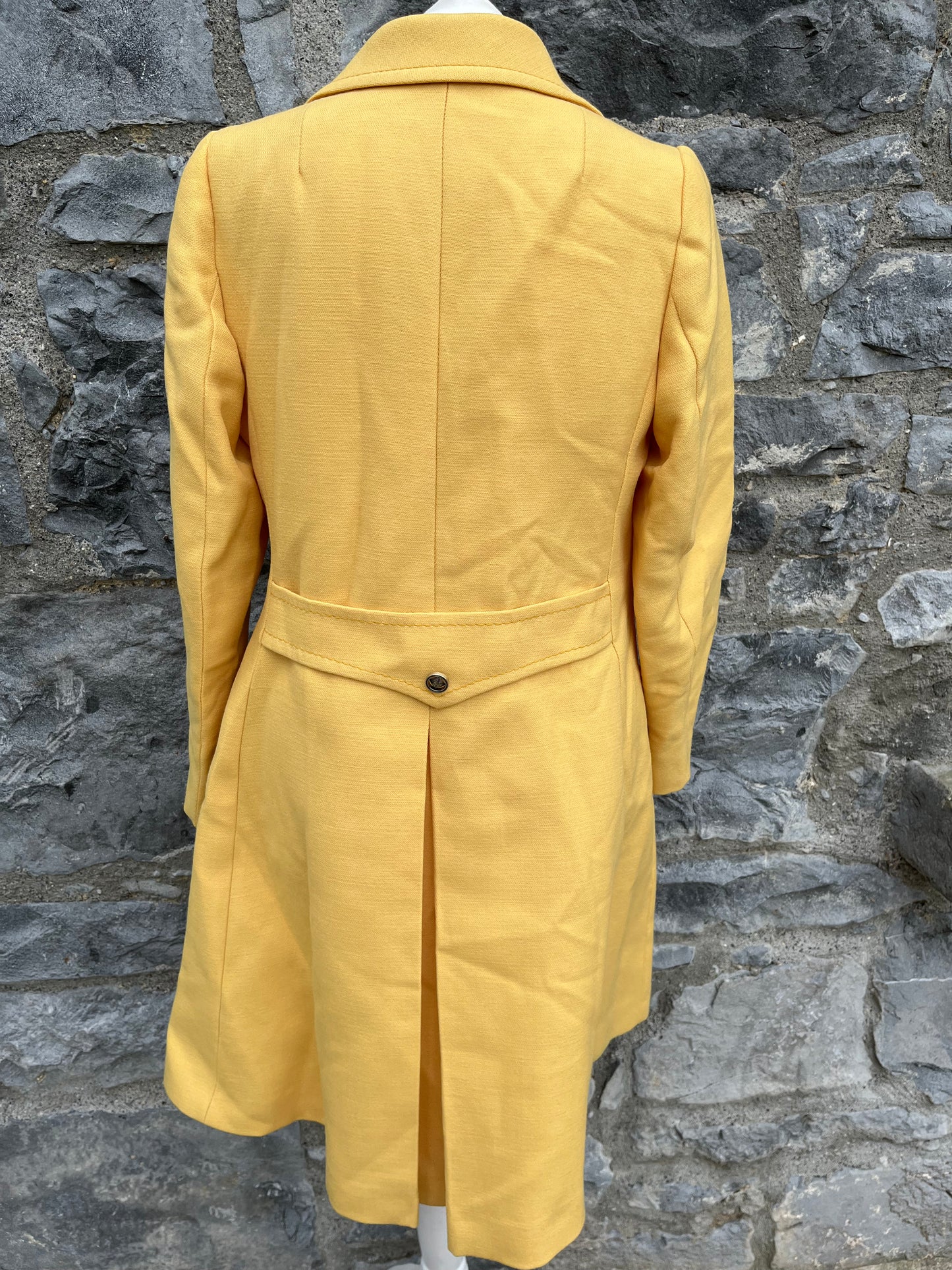 70s yellow coat uk 10 LISA