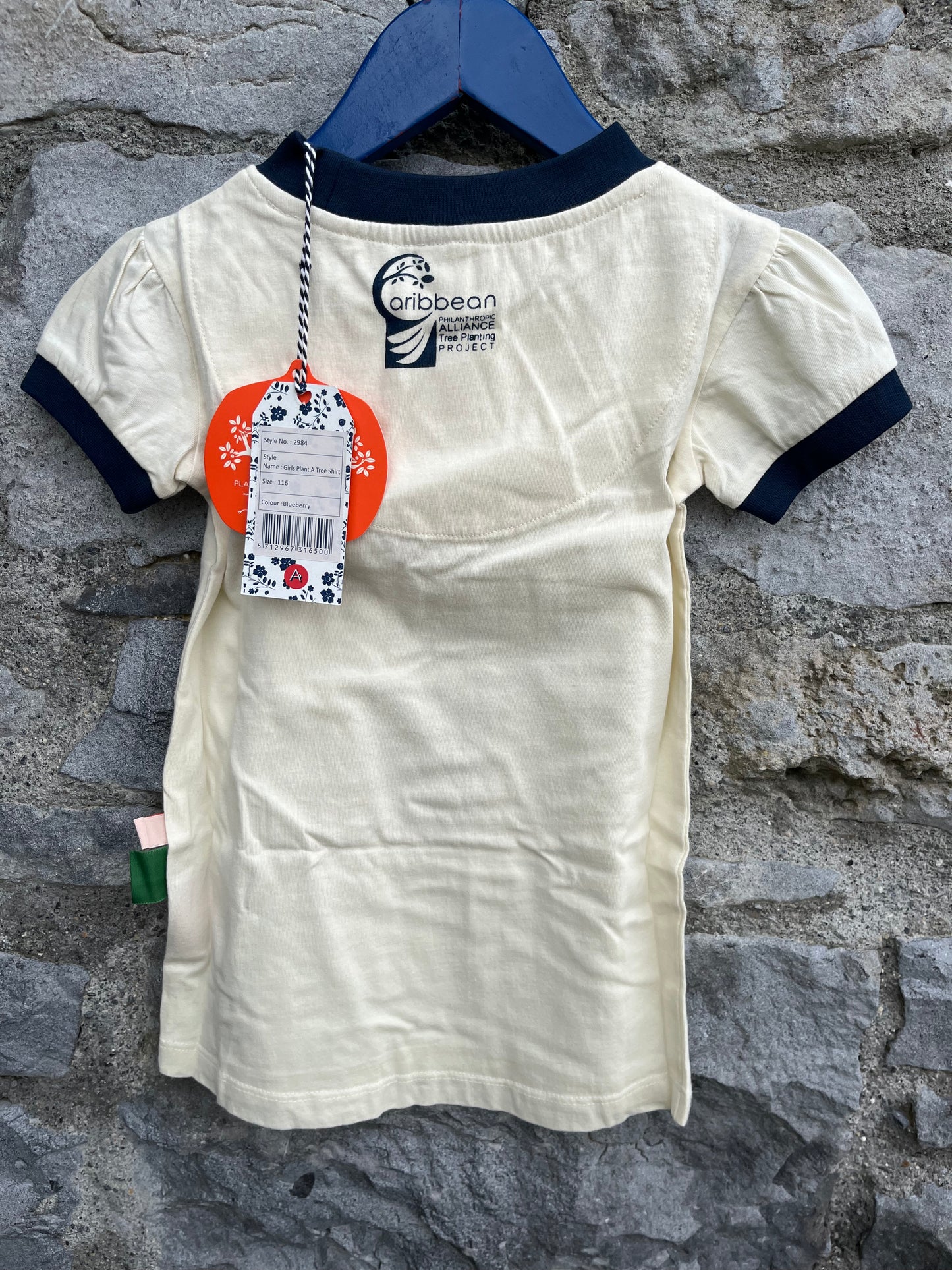 Navy plant a tree Tee 6y (116cm)