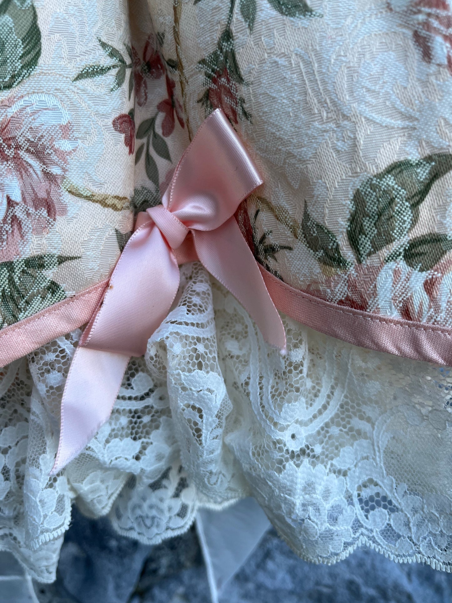 80s floral dress 18-24m (86-92cm)