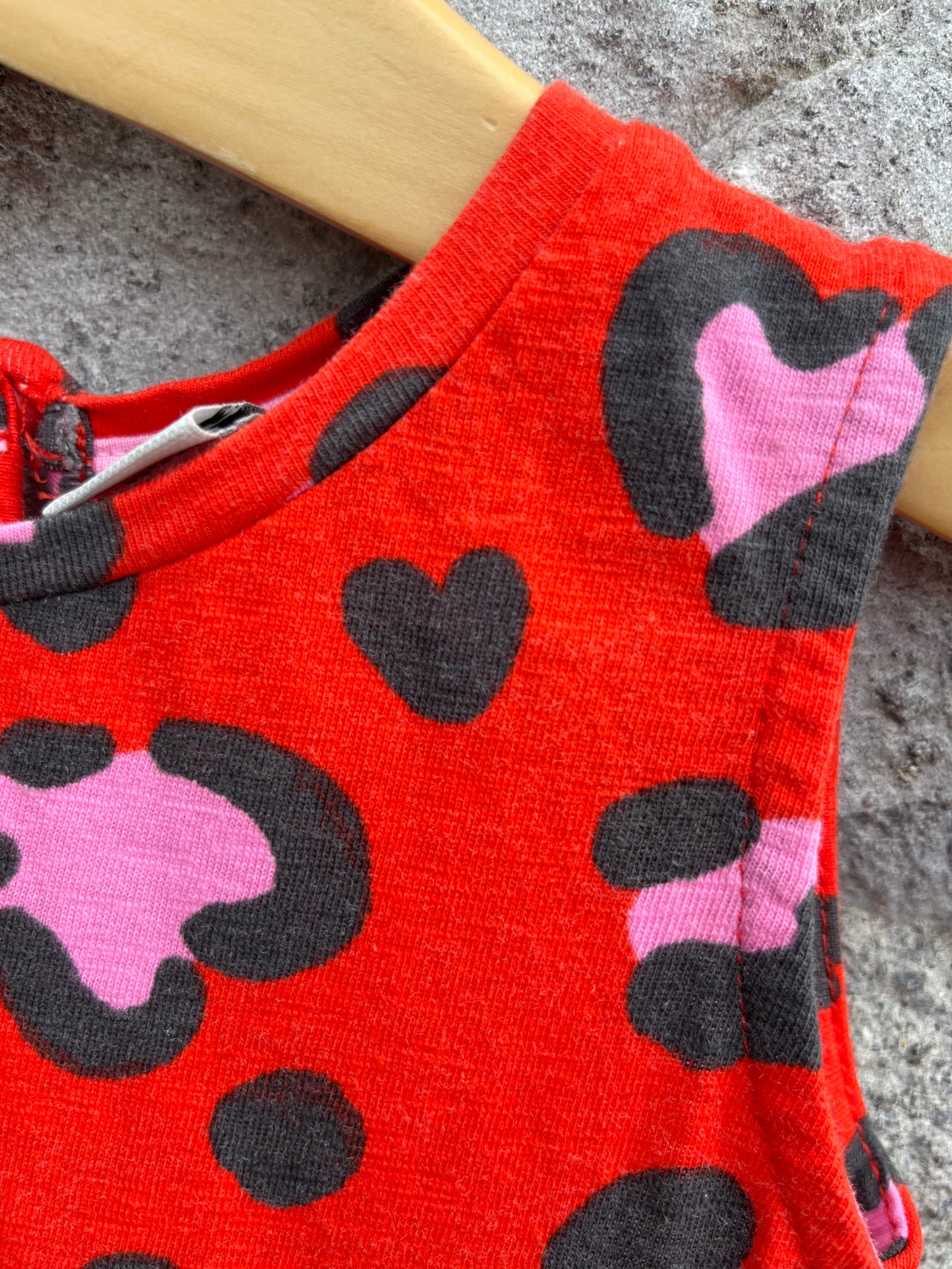 Leopard dress 12-18m (80-86cm)