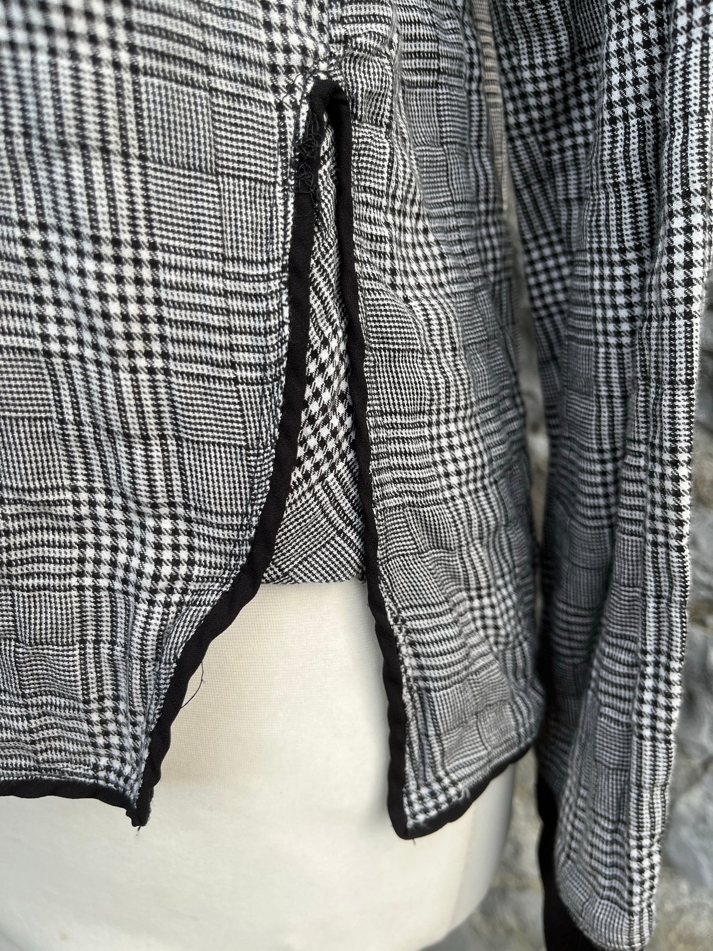Houndstooth top uk 8