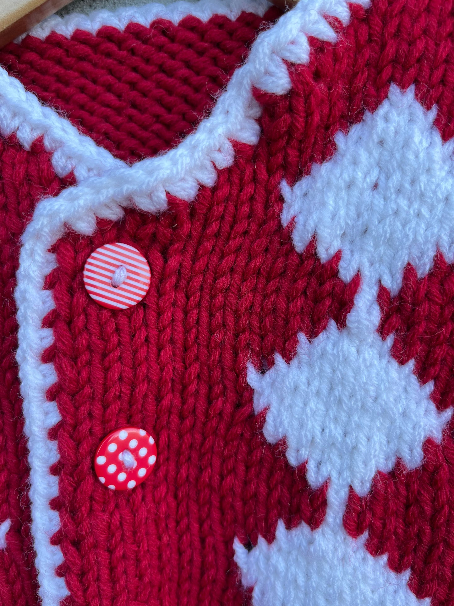 Christmas knitted gilet 12-18m (80-86cm)