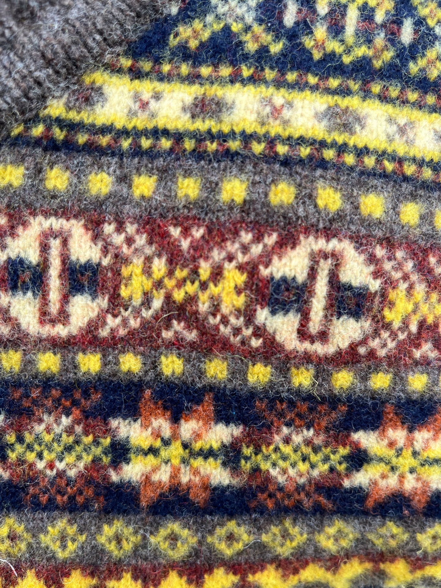 Panel woolly gilet Small