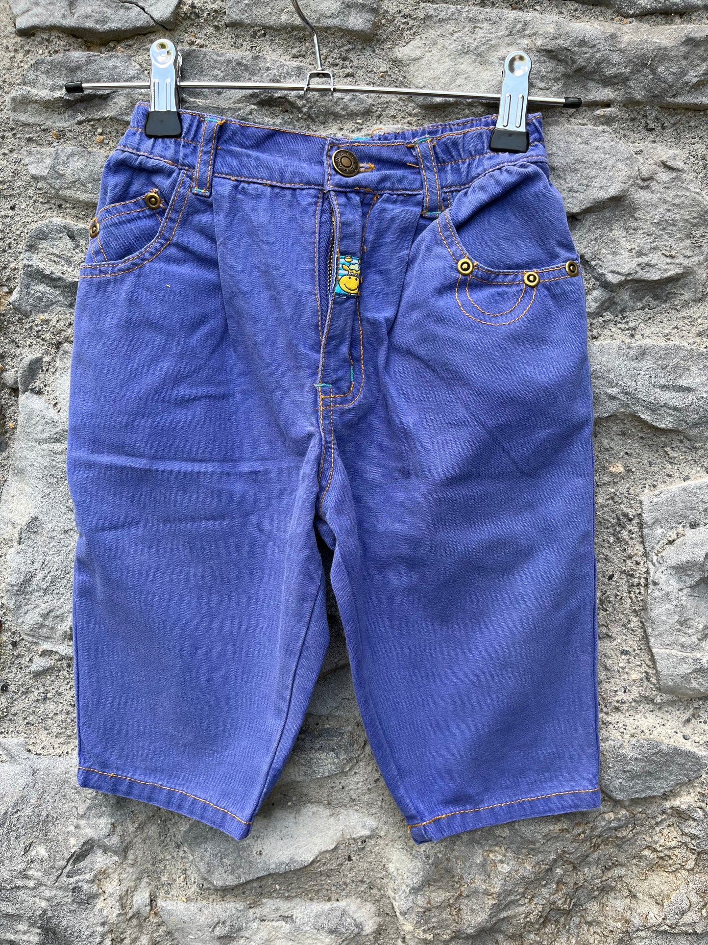 Arrival 80s blue pants 6-9m (68-74cm)