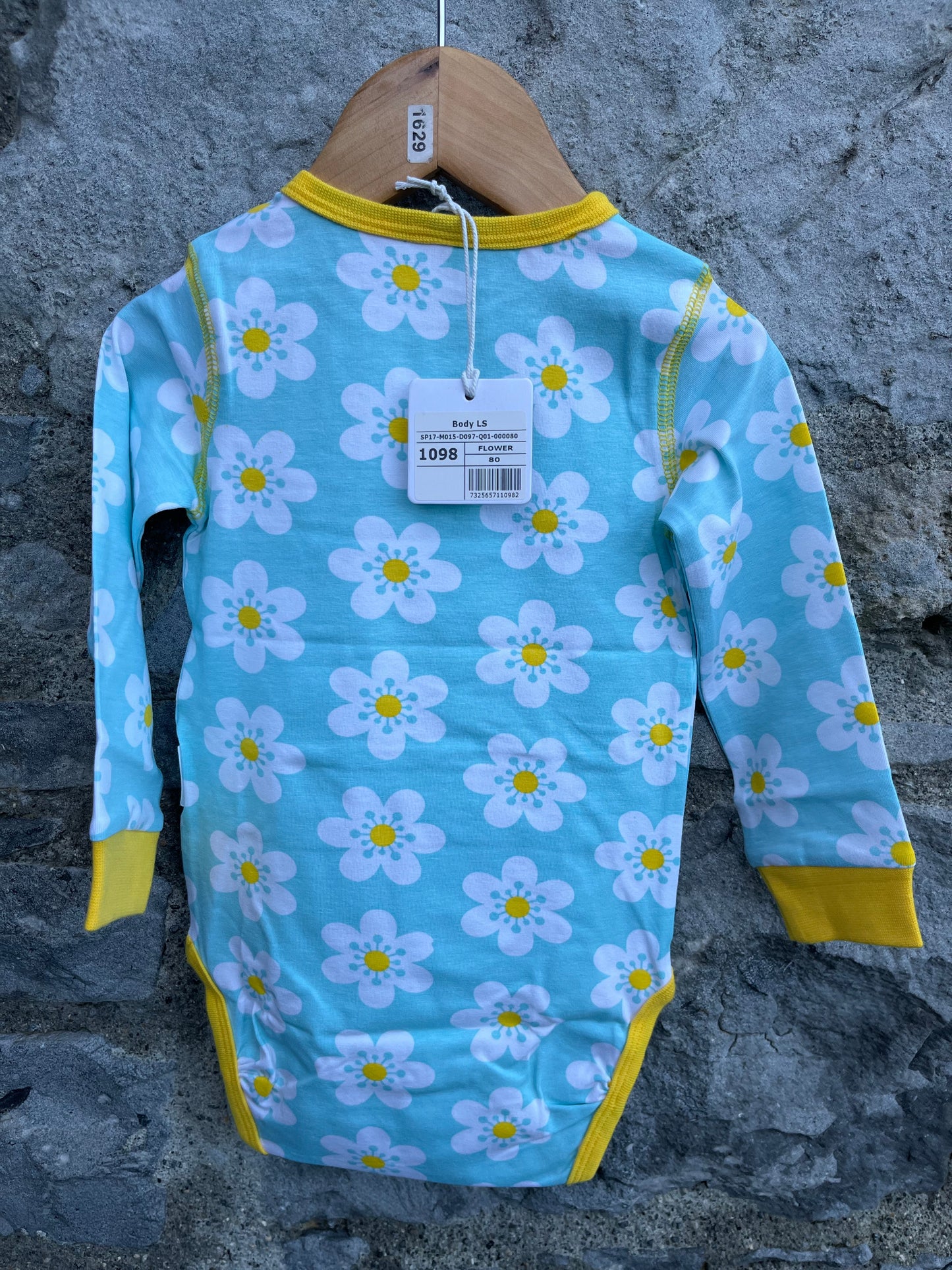 Yellow flower vest 12m (80cm)