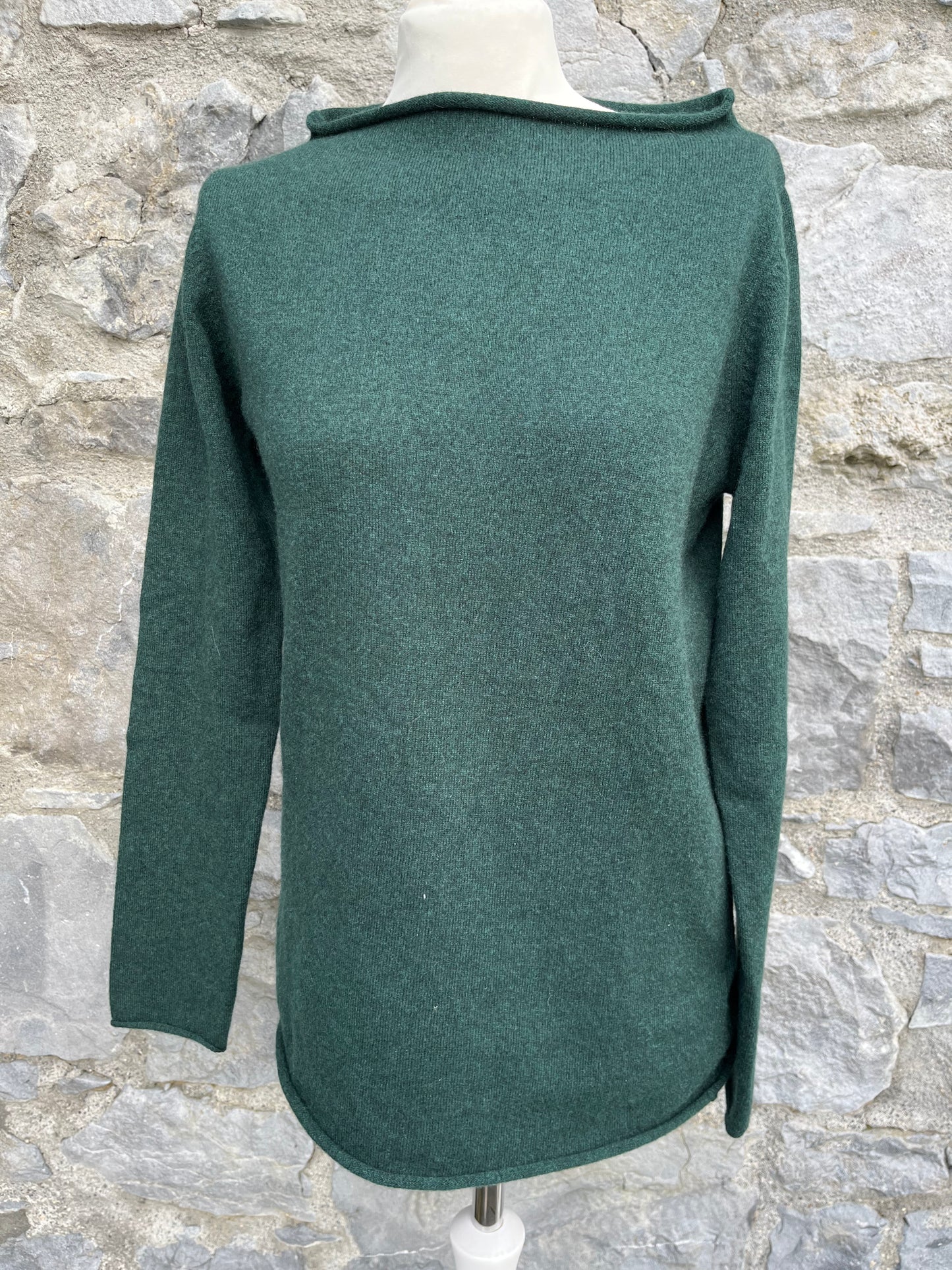 Green cashmere jumper uk 12
